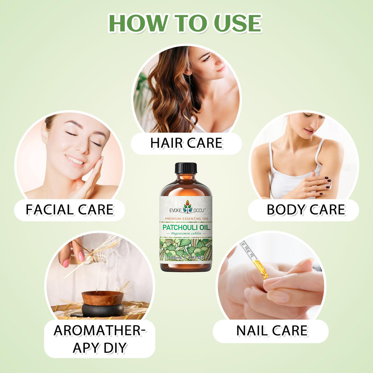EVOKE OCCU Myrrh Essential Oil for Diffuser, Candle & Skin