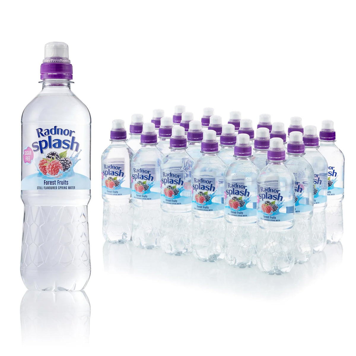 Radnor Splash Flavoured Water Sugar Free 500ml - Pack of 24 (Strawberry)