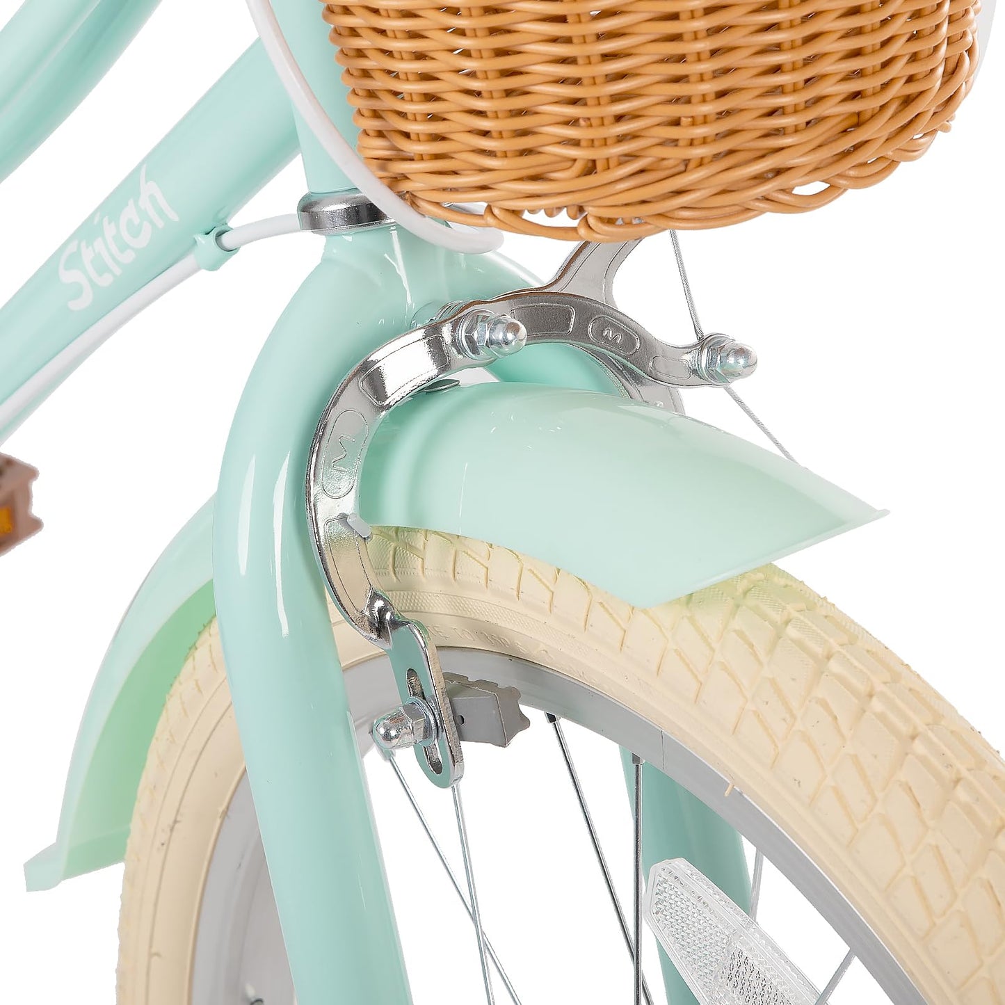 STITCH 12/14/16/20 inch Kids Bike for 3-11 years Girls, 12/14/16 Girls Bike with Training Wheels & Basket, 20 inch with kickstand