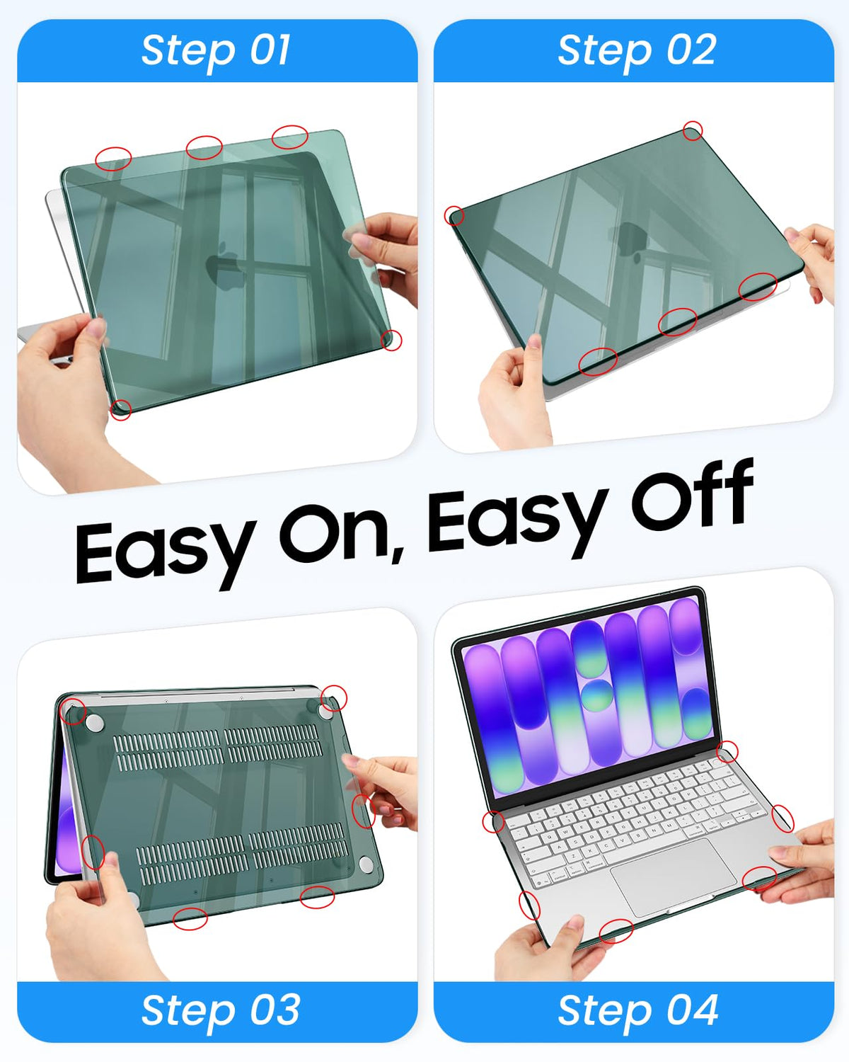 FINTIE Case for MacBook Pro 14 inch M5 2026/M4 2025/M3 2024/M2 2023/M2 2021