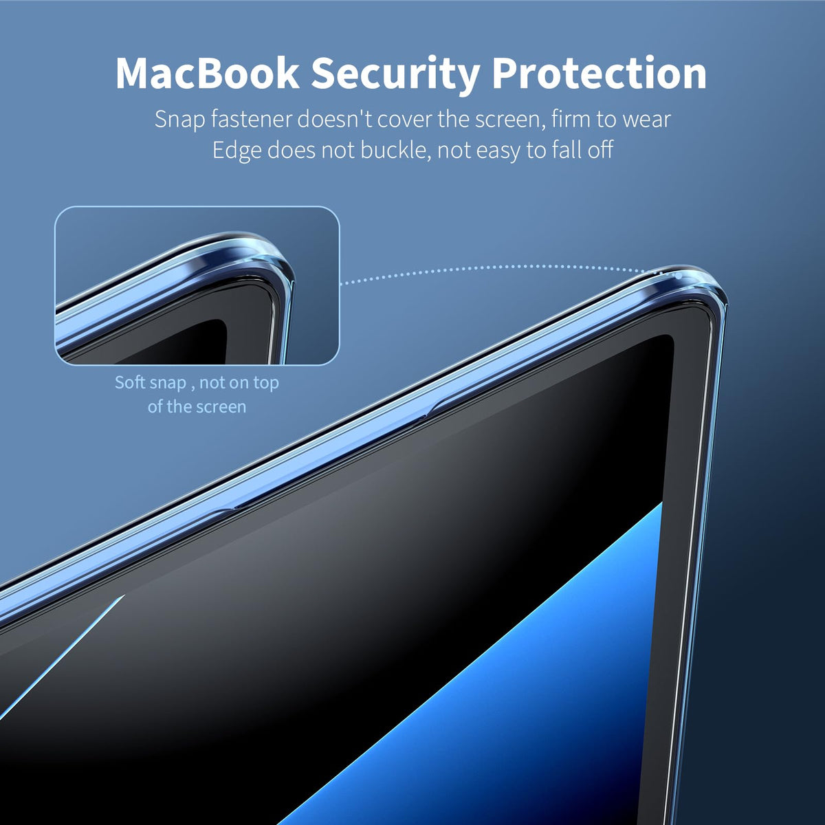 EooCoo for MacBook Neo Case 13 inch 2026 A3404 A18-Pro Crystal Clear