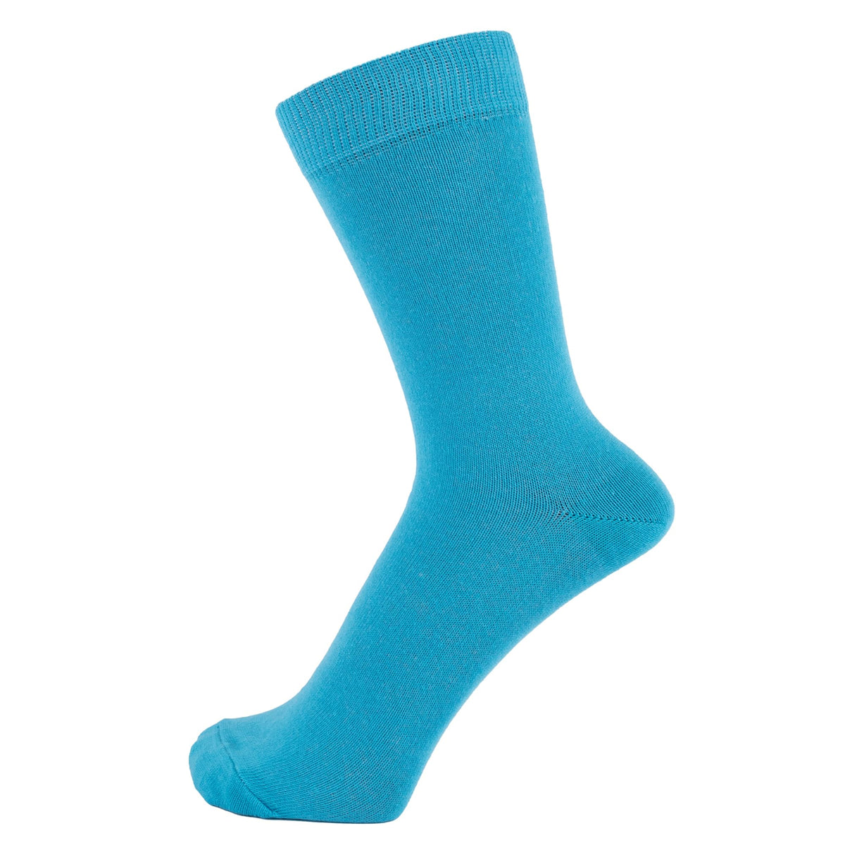 ZAKIRA Combed Cotton Dress Socks, Crew Socks