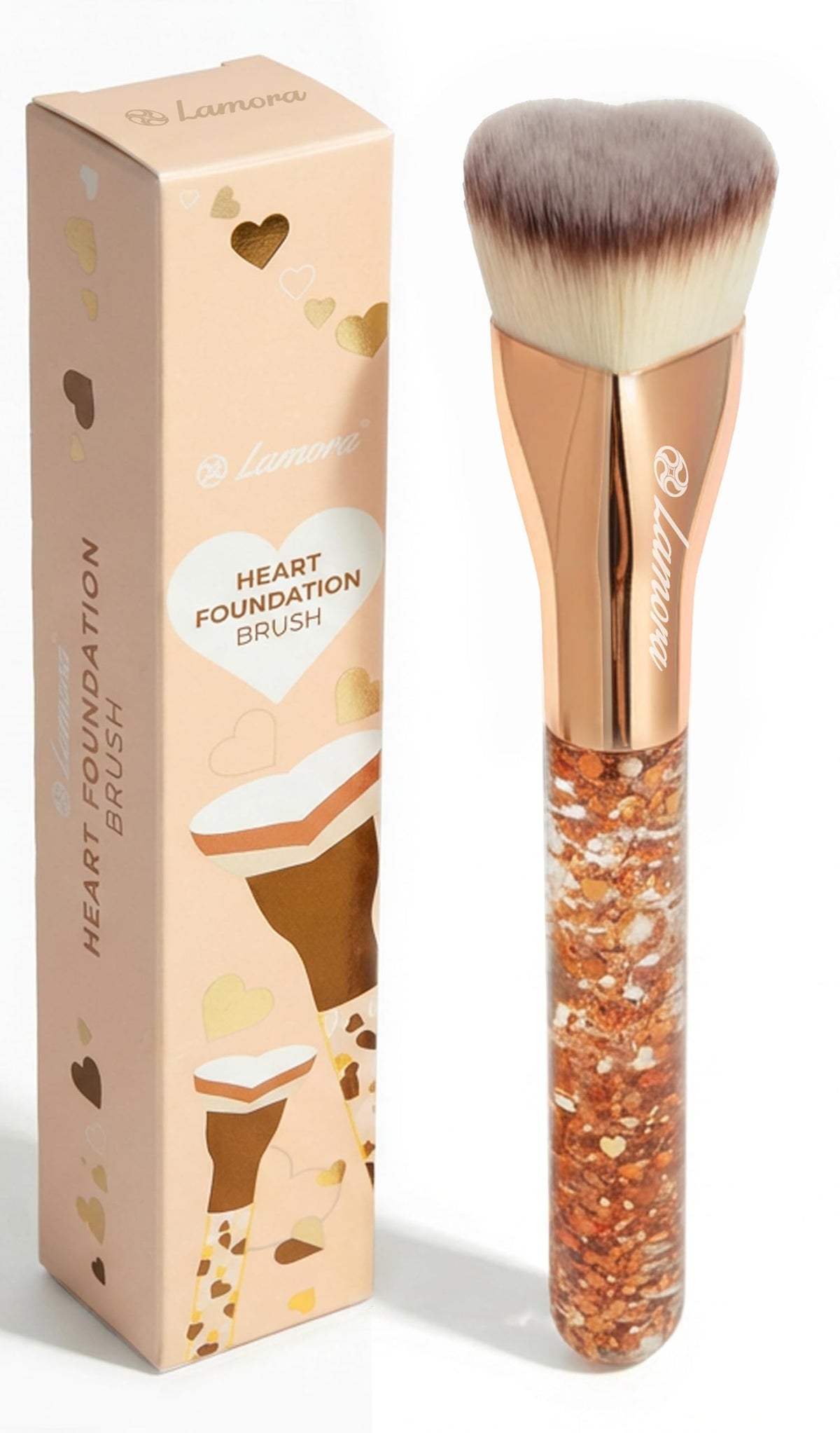 Make Up Brush Foundation Kabuki Flat Top, Perfect For Blending Liquid Cream