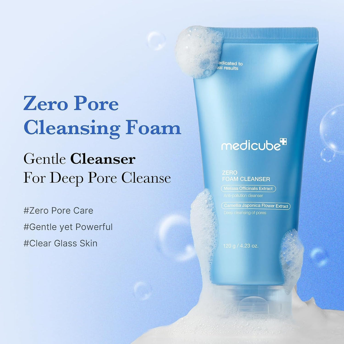 medicube Facial Cleanser Zero Foam Cleanser for Pore & Excess Oil Care