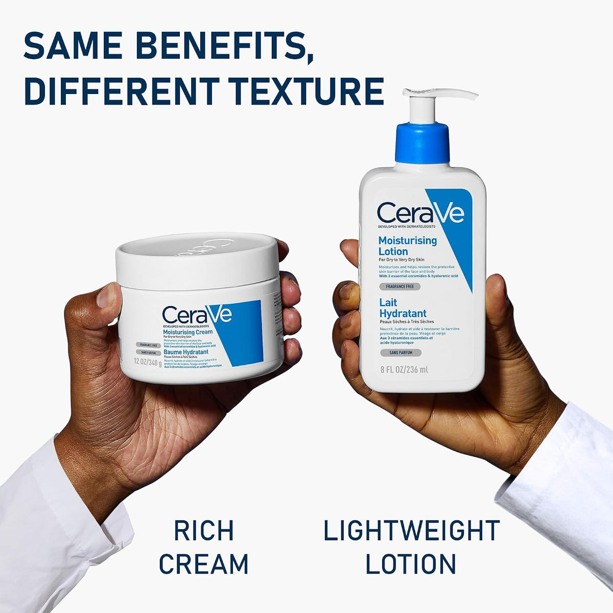 CeraVe Face Care & Body Moisturiser for Dry to Very Dry Skin, 454g