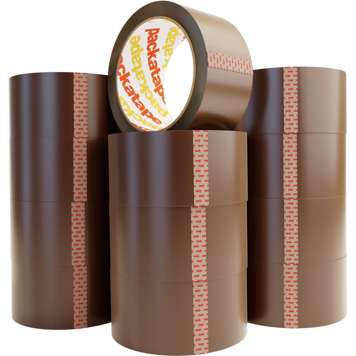 Packatape - 6 Rolls Per Pack 48MM x 66M Brown Packaging Tape for Parcels and Boxes. This 6 rolls pack of Heavy Duty Brown Packing Tape Provides a Strong, Secure and Sticky Seal for your Boxes