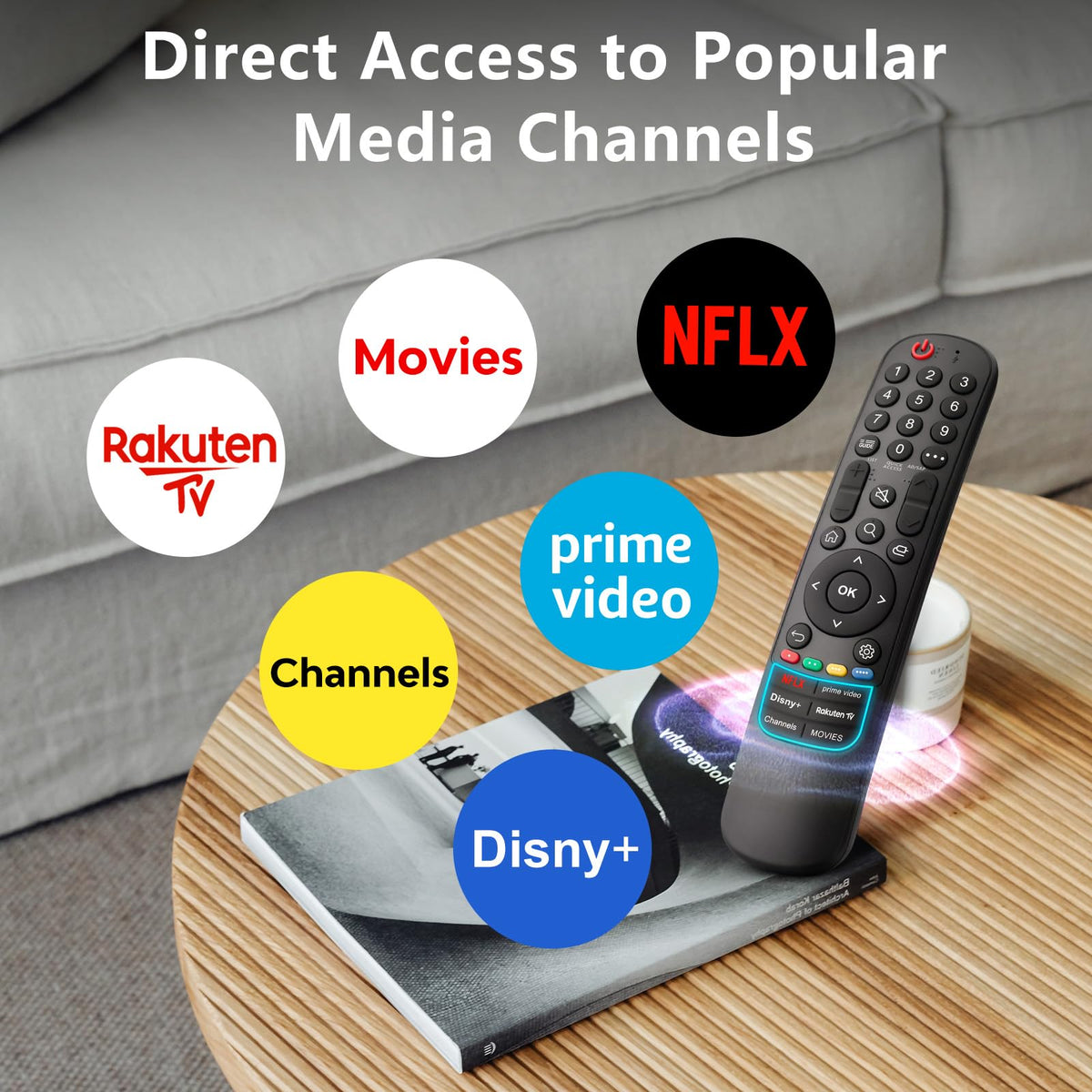 Universal-for-Samsung-Smart-TV-Remote, for Samsung Curved Qled Frame 4K TV