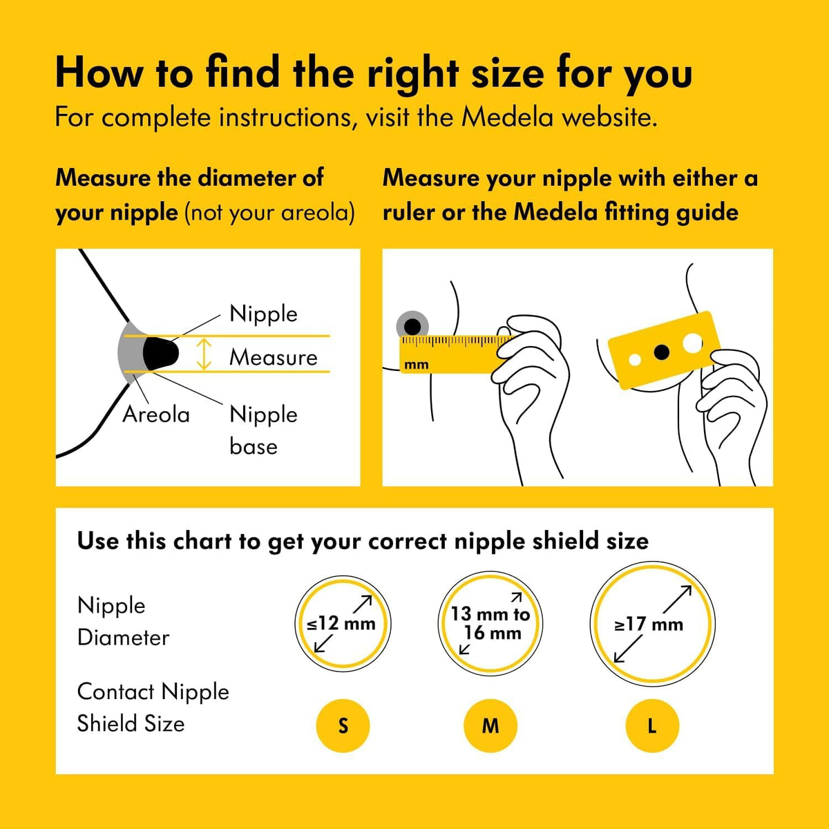 Medela Silicone Contact Nipple Shields, Soft Ultra-Thin Design, Made Without BPA, 1 Pack of 2 Shields (16 mm) and Case
