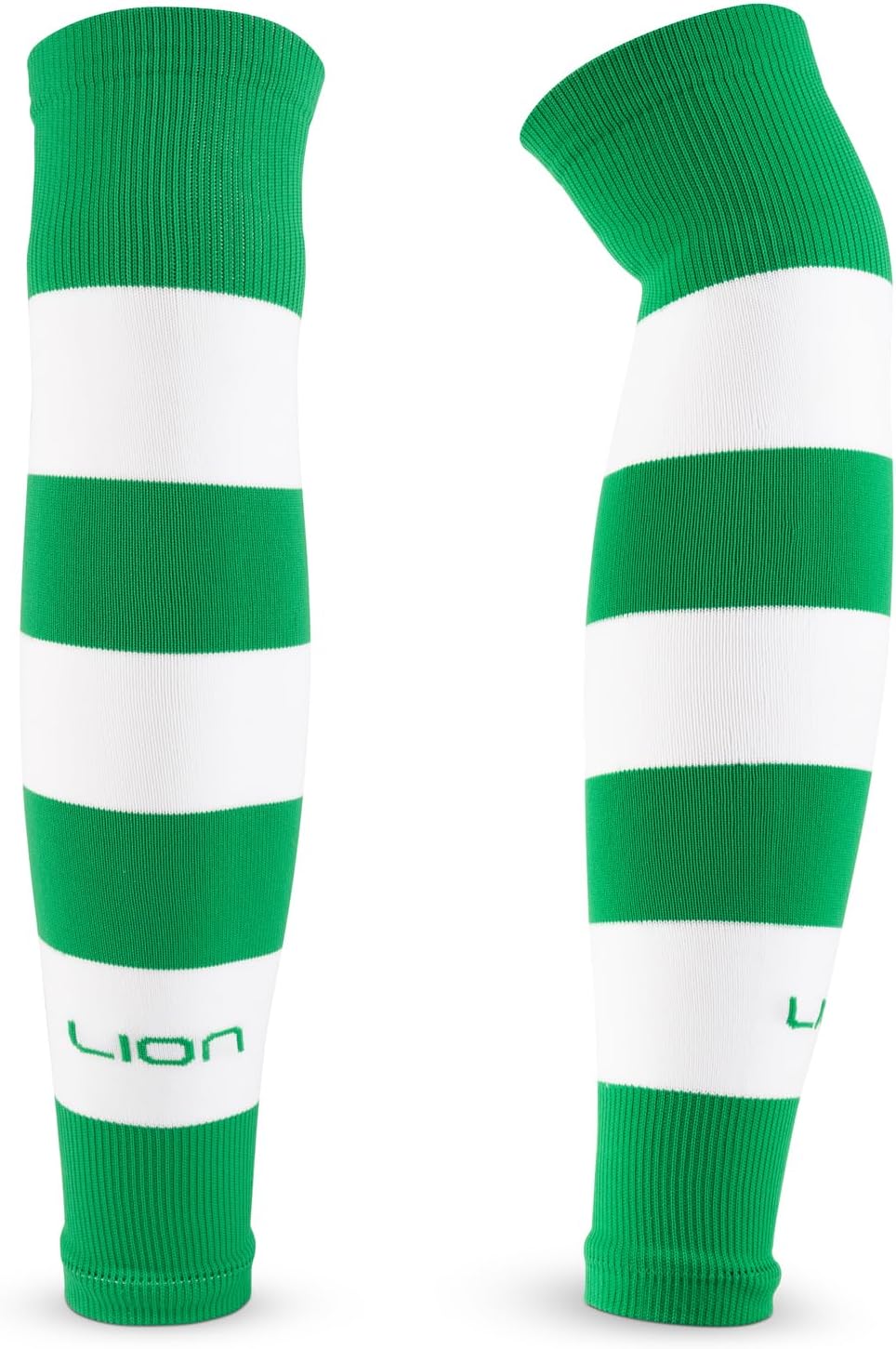LION SPORTSWEAR Kids/Youth Football Sock Sleeves To Accompany Grip Socks - Fits Over Calf/Shin Pads - Variety Of Colors To Match Your Team Kit