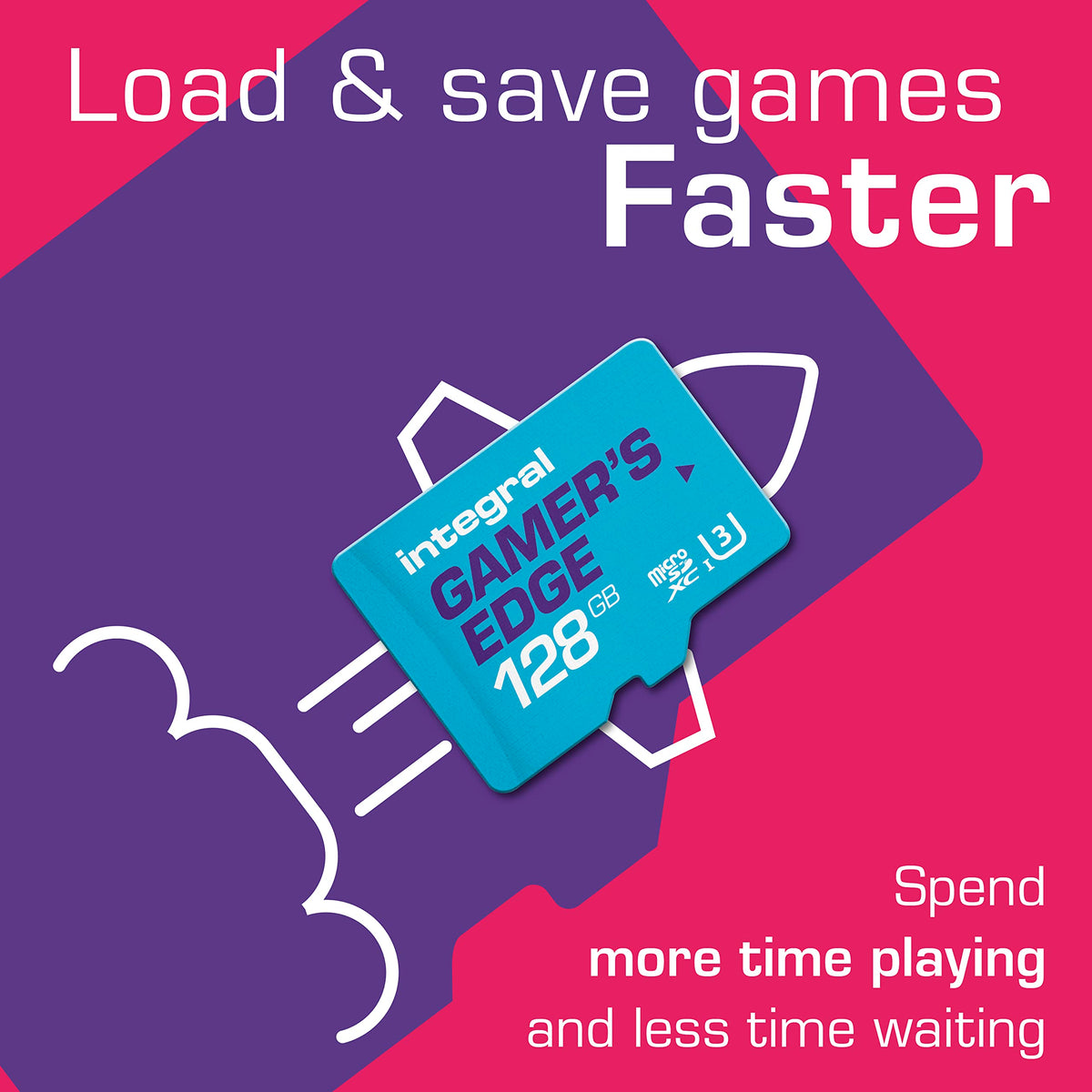 Integral 128GB microSD Card Premium High Speed 4K Video Memory Card - up to 100MB/s Read and 50MB/s Write UHS-I U3 Class 10 A1 App Performance - for Smartphones, Tablets, Drones and Game Consoles