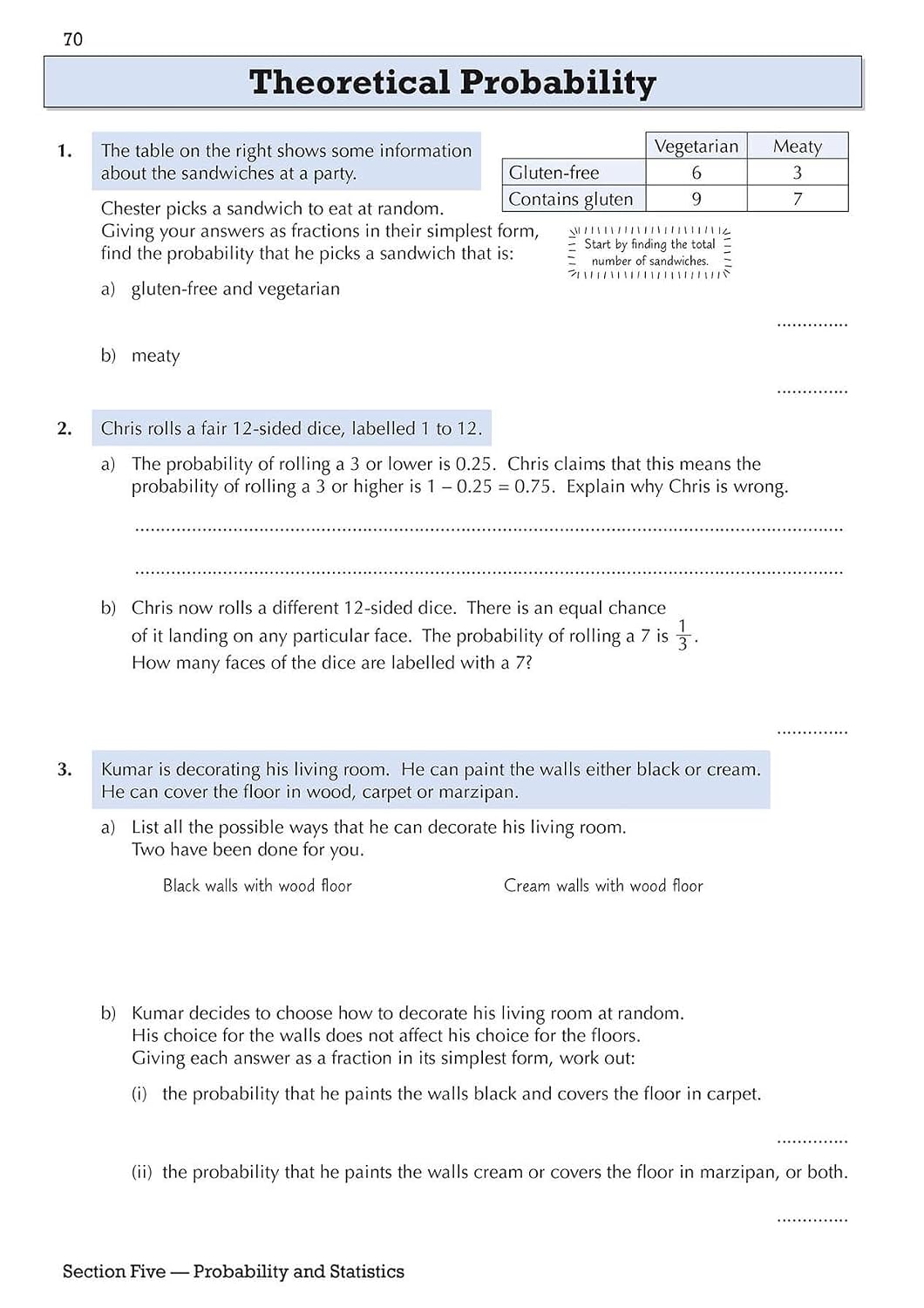KS3 Year 9 Maths Targeted Workbook (with answers)