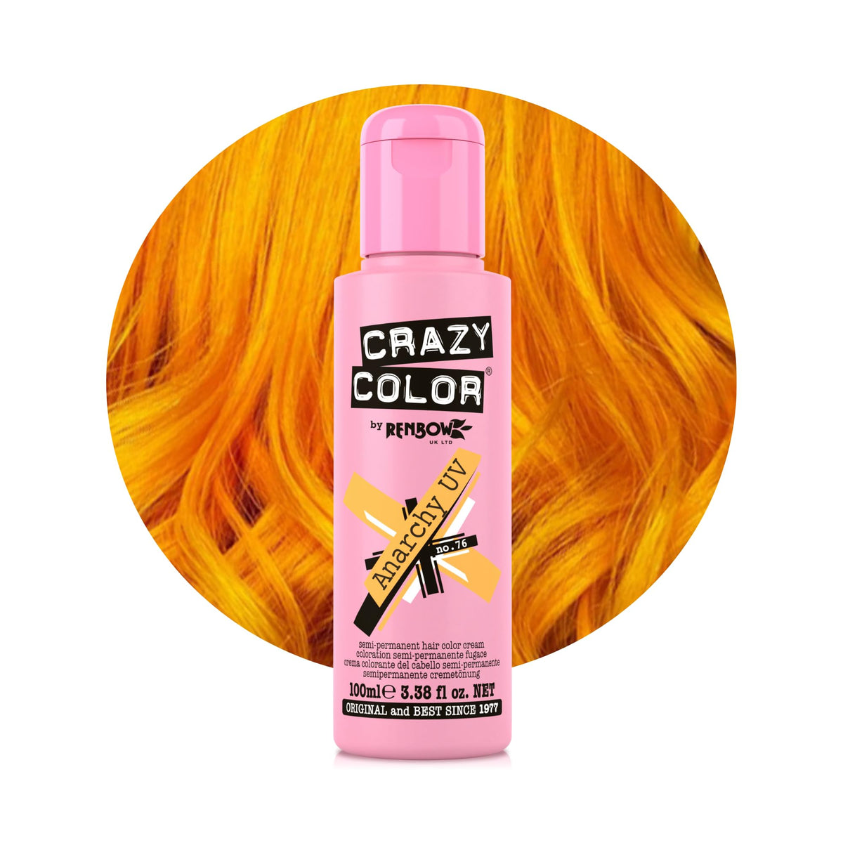 Crazy Color Cyclamen Pink Hair Dye 100ml