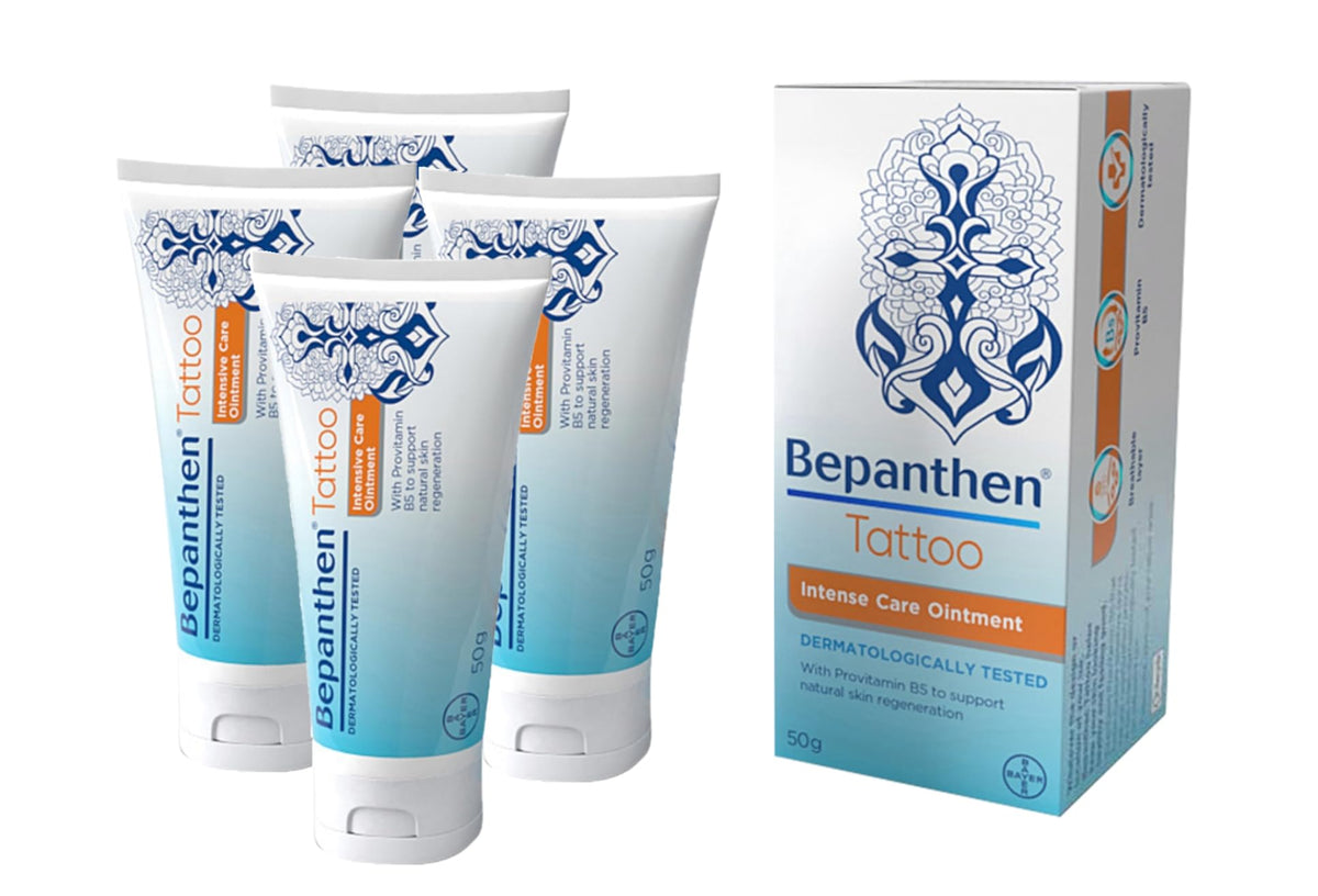 Bepanthen Tattoo Intense Care Ointment, Formulated with Provitamin B5, 50g