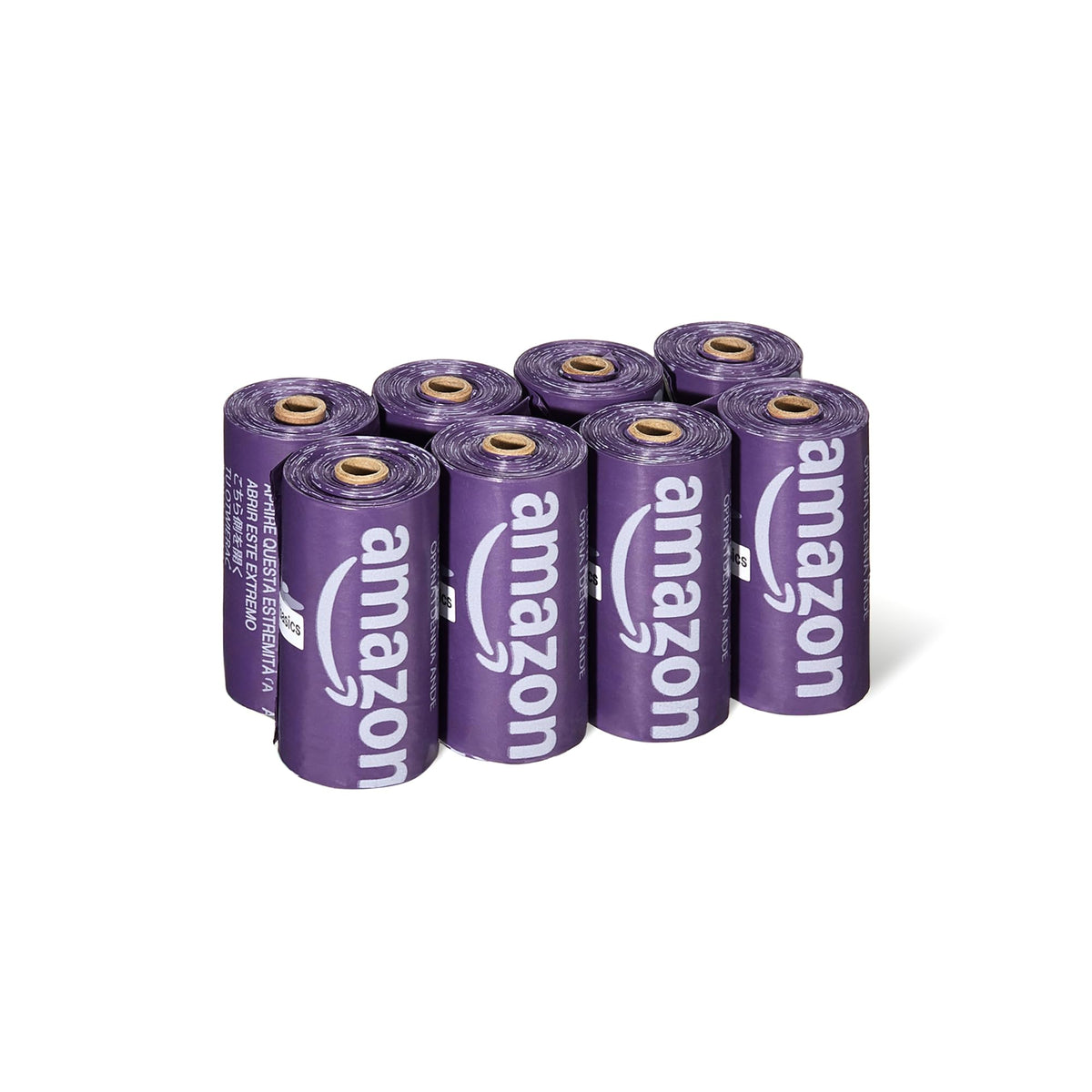 Amazon Basics Dog Poop/Waste Bags without Dispenser, Lavender, 300 Bags (20 Packs of 15 Bags)