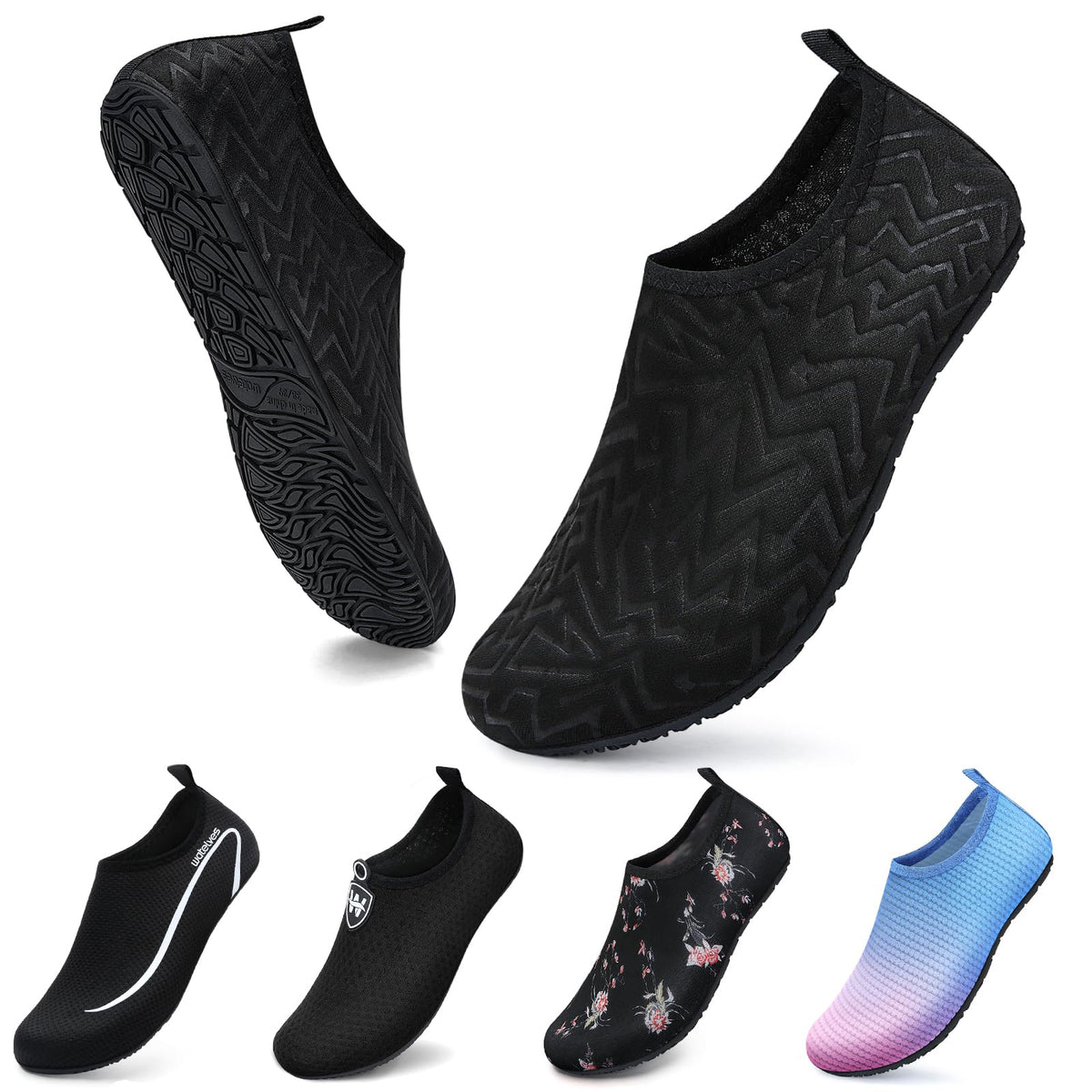 Swim Water Shoes Aqua Socks Barefoot for Sea Beach Swimming Shoes Pool Ladies Women Mens