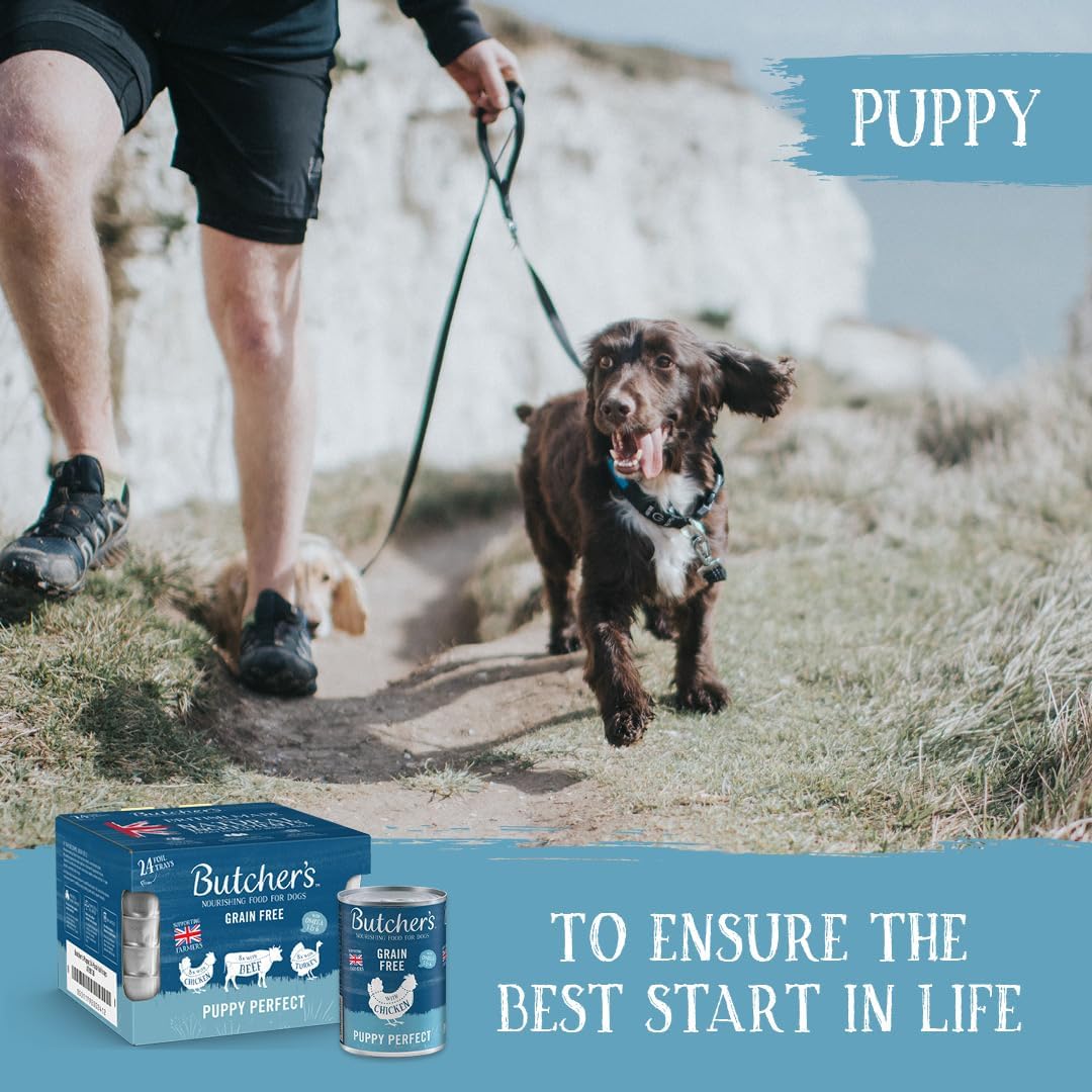 Butcher's Complete Wet Tray Puppy Food Puppy Perfect Pack 24x150g