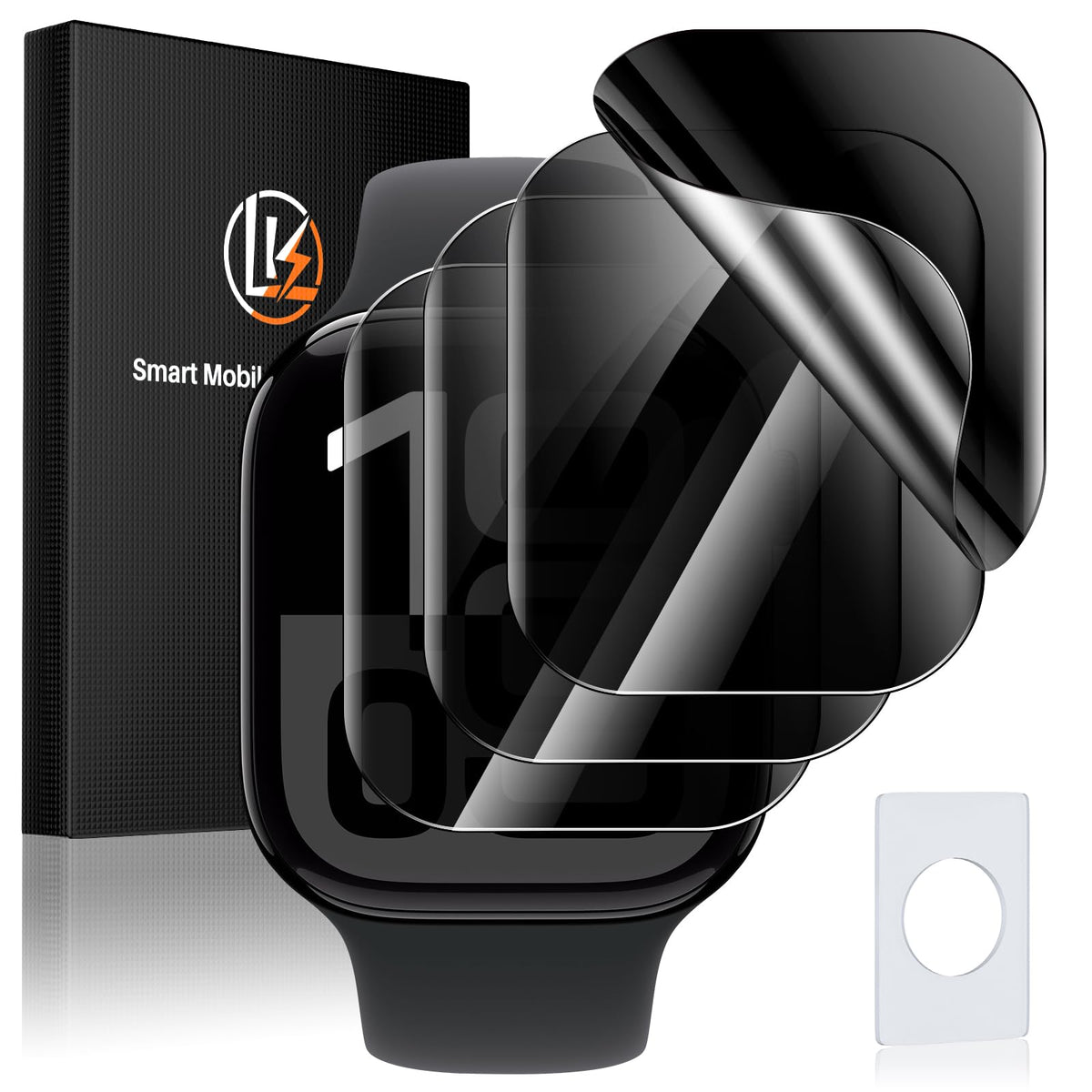 LK 6 Pack for Apple Watch Series 12/11/10 42mm Screen Protector
