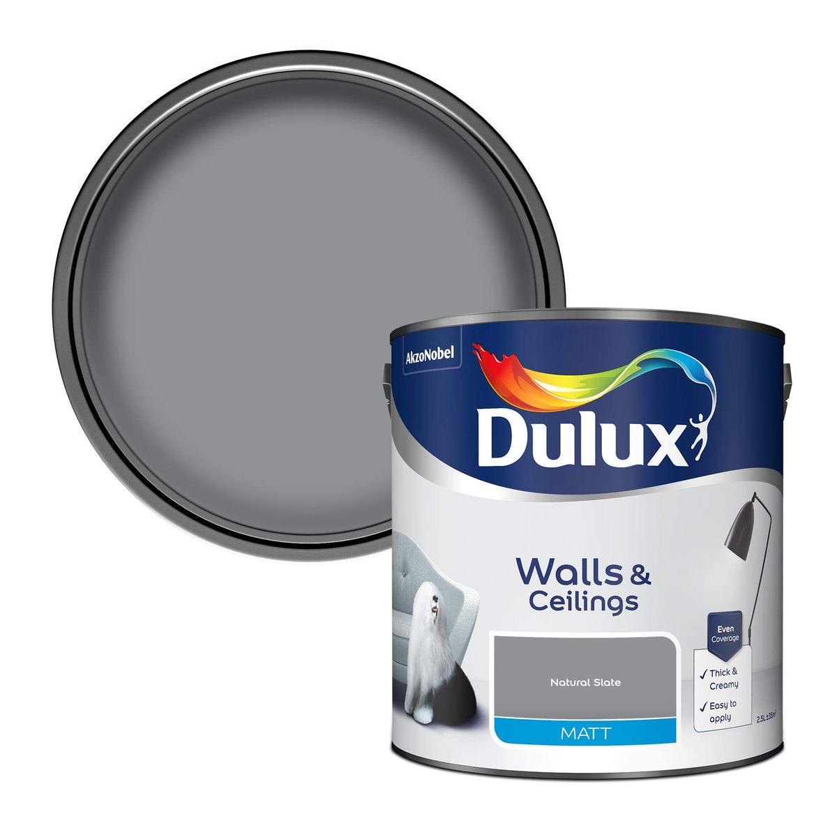 Dulux Tester Paint, White Mist, 30 ml (Pack of 1)