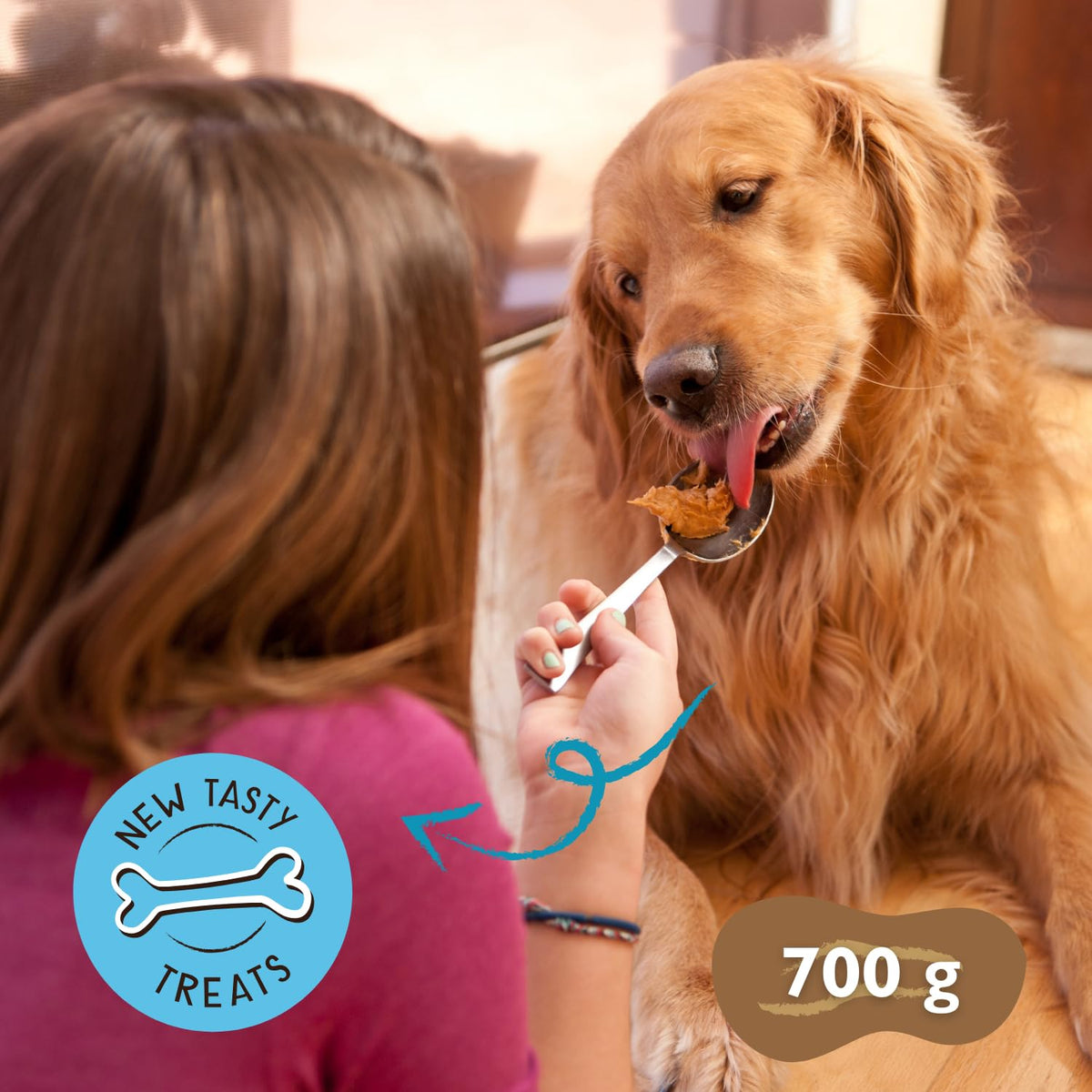 Peamutt Dog Peanut Butter | Peanut Butter Dog Treat | Formulated for Dogs | No Added Sugar and Salt | No Sweeteners | Dog Friendly Texture | Perfect Dog Treat | Pack of 1x340g