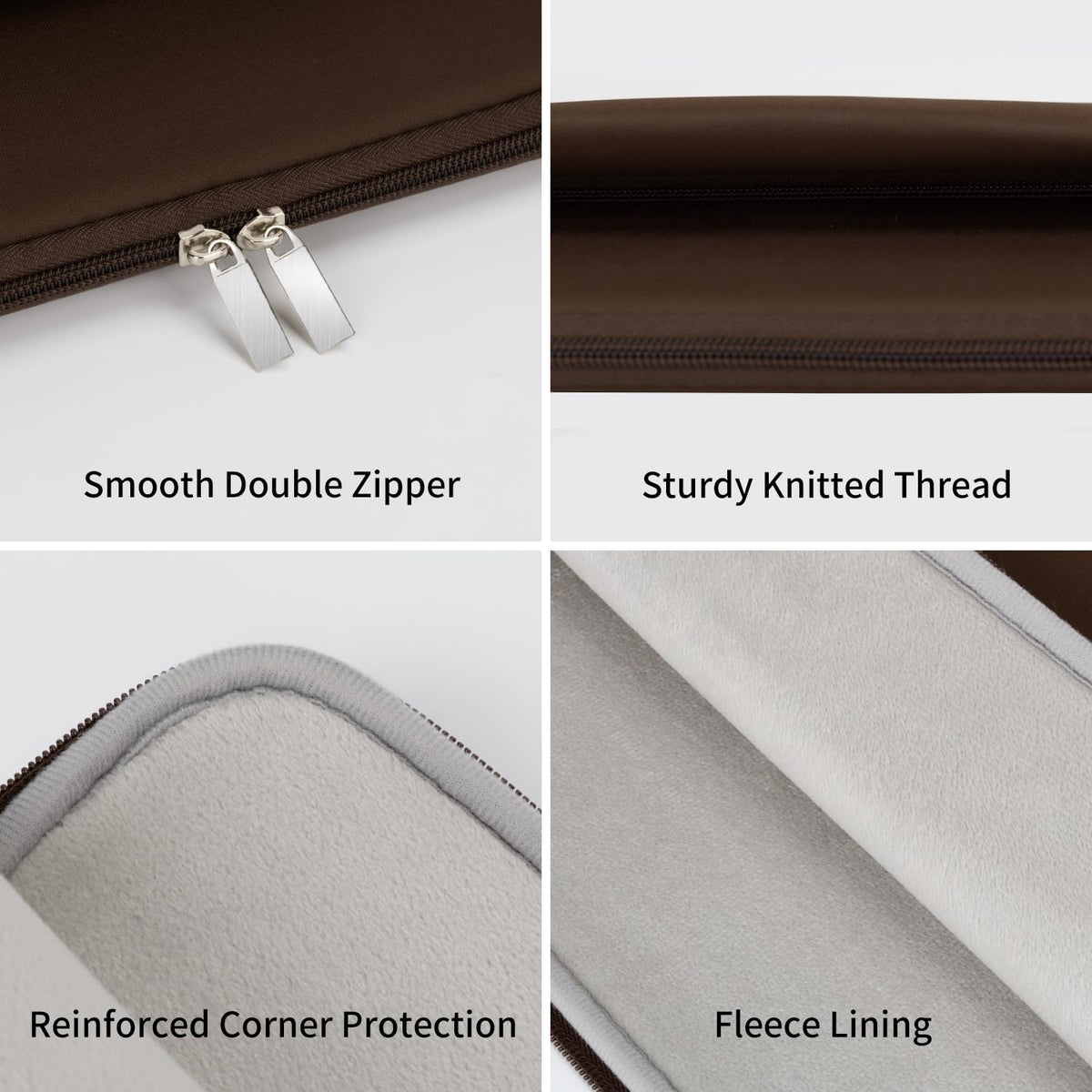 Laptop Case Compatible with 15 to 16 Inch MacBook HP Acer Asus Notebook with Zip Accessory Bag Padded Laptop Sleeve Case Protective for 15 to 16 Inch Laptop