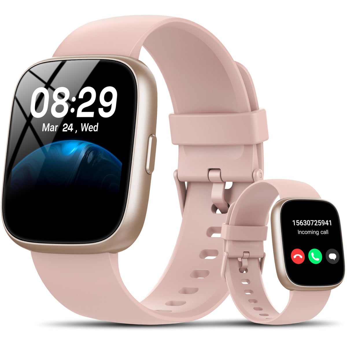 Cillso Smart Watch, Alexa Built-in, 1.83" Bluetooth Calling Fitness Watch