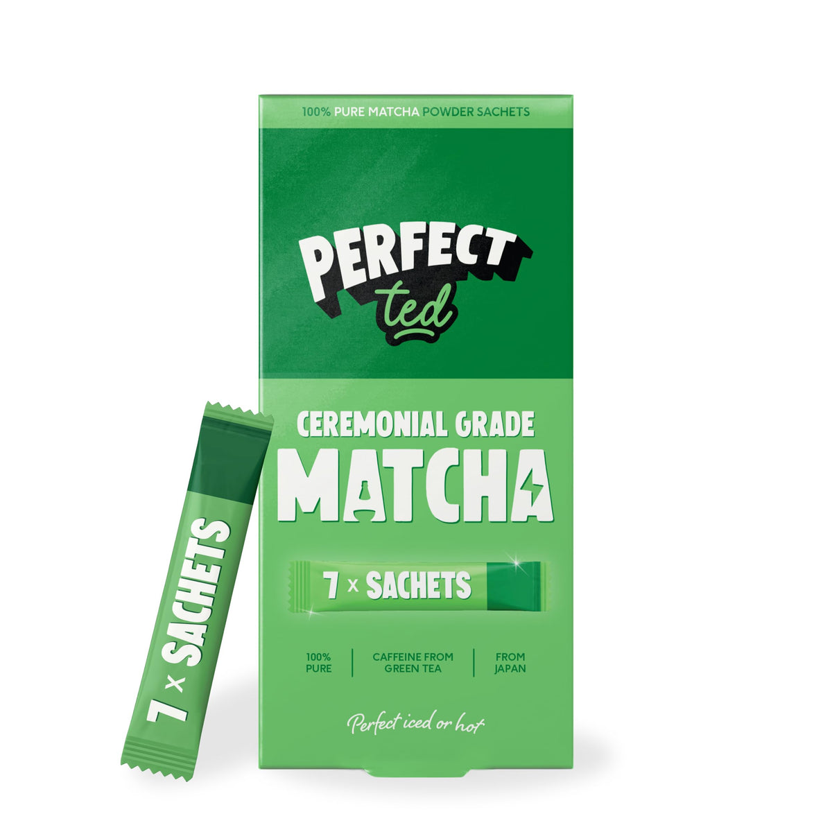 PerfectTed Matcha Powder | Organic Ceremonial Grade Japanese Matcha | 30g
