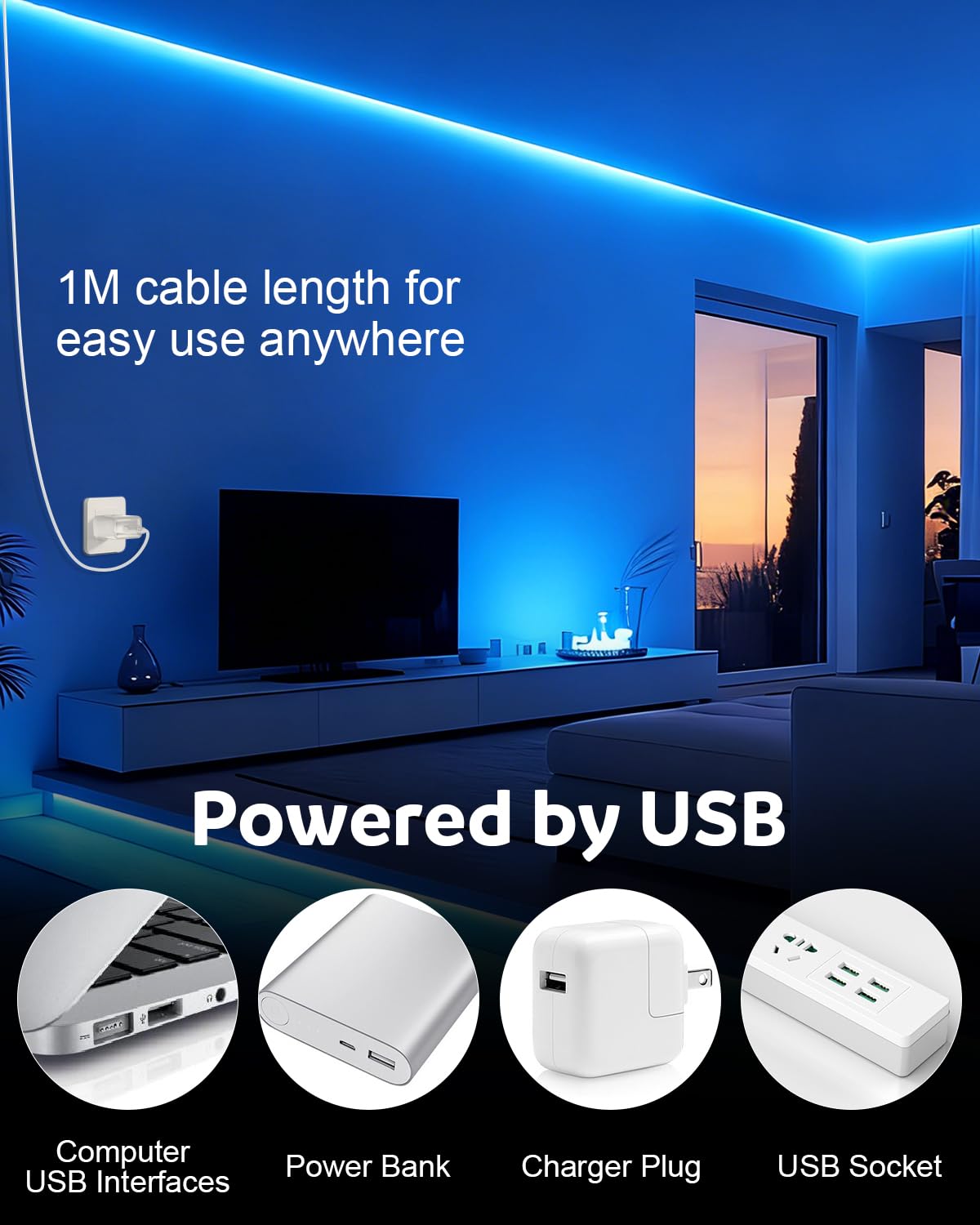 Aclorol 12V Red LED Lights for Bedroom 5M Fleixible COB LED Strip Light