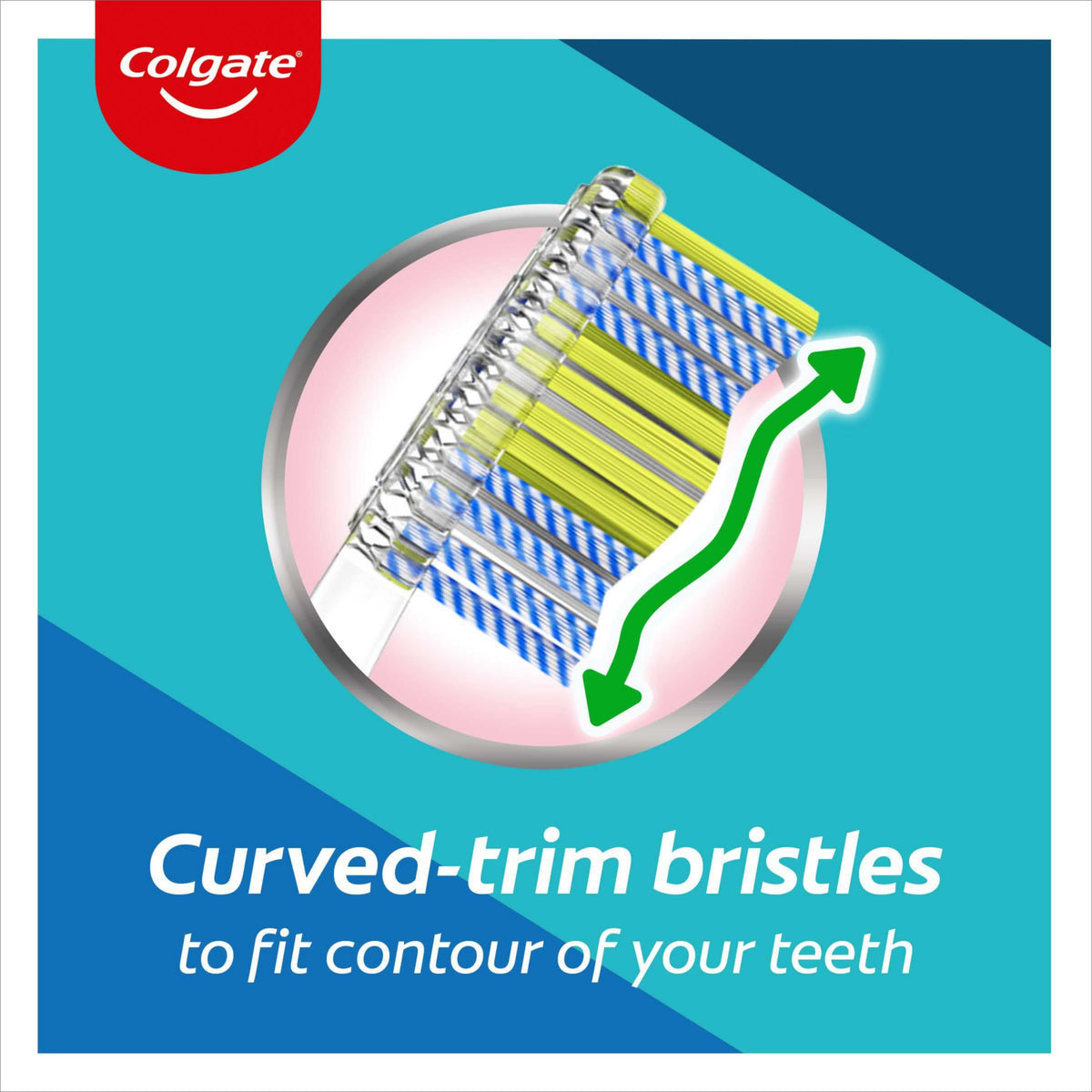 Colgate Zigzag Medium Bristles Manual Toothbrush (3-Pack)