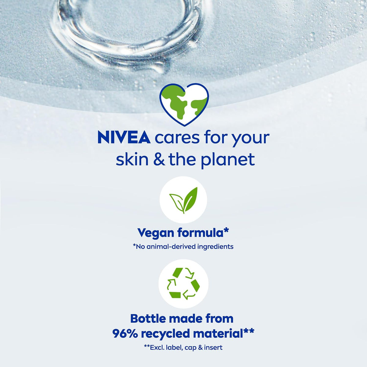 NIVEA Double Effect Waterproof Eye Make-Up Remover, 125 ml