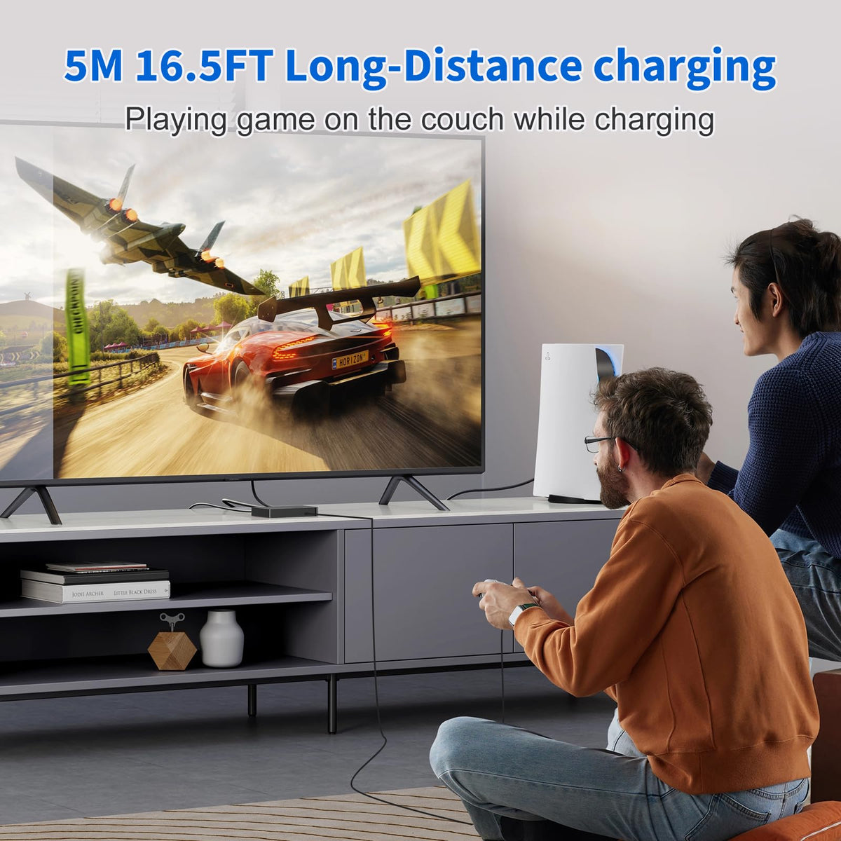 Extra long USB to USB C Cable 3m, PS5 Controller Charging Cable Type C Charger cable for Samsung Galaxy S22 S21 S20 Plus Note 10 9 8, Google Pixel,LG, Playstation 5, Xbox Series X/S