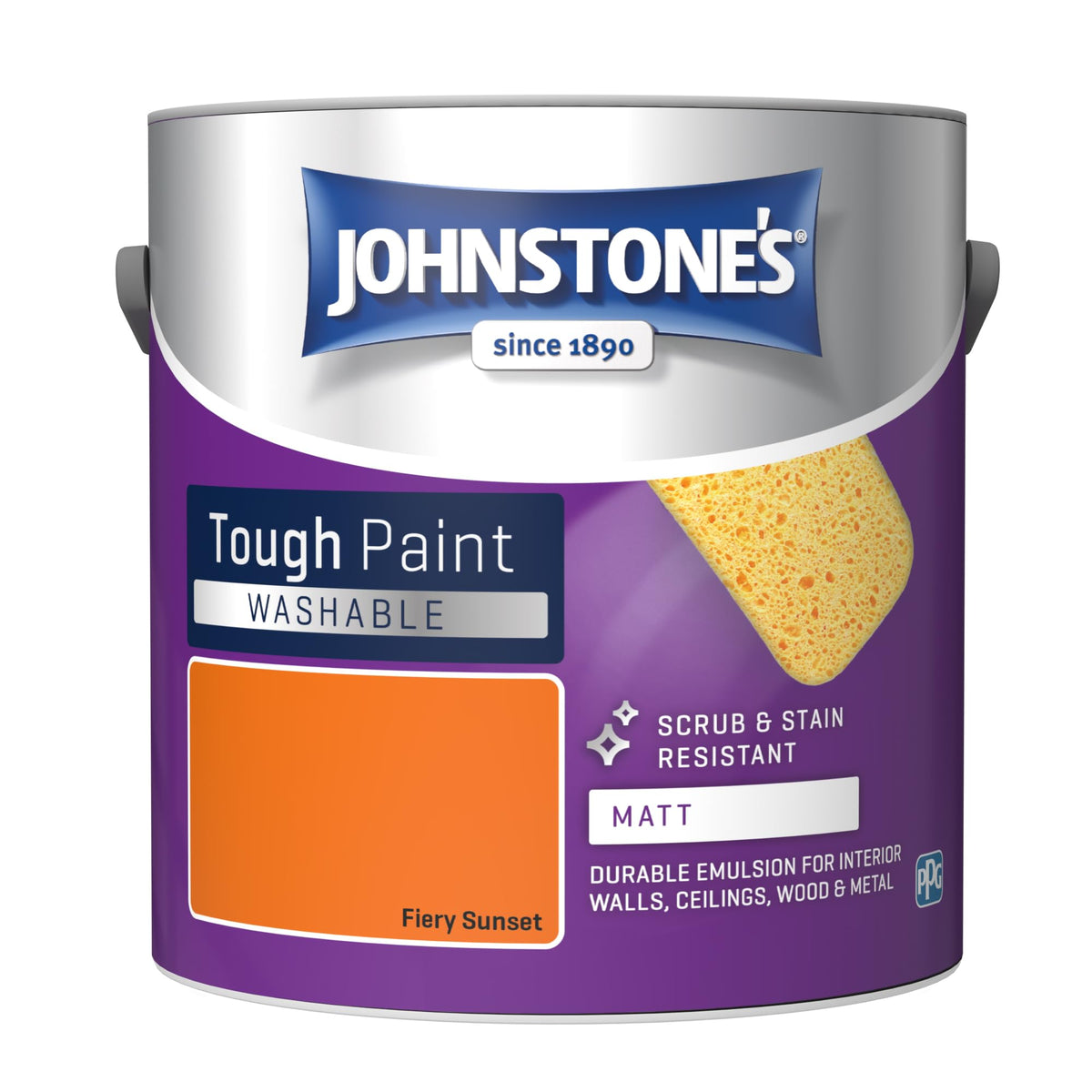 Johnstone's - Washable Matt Wall & Ceiling Paint - Rosebud - 2.5L