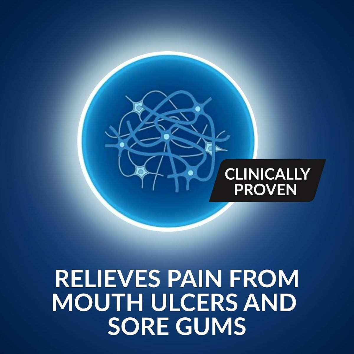 Orajel Mouth Ulcer and Denture Pain Relief Gel, Fast Numbing Action, 5.3g