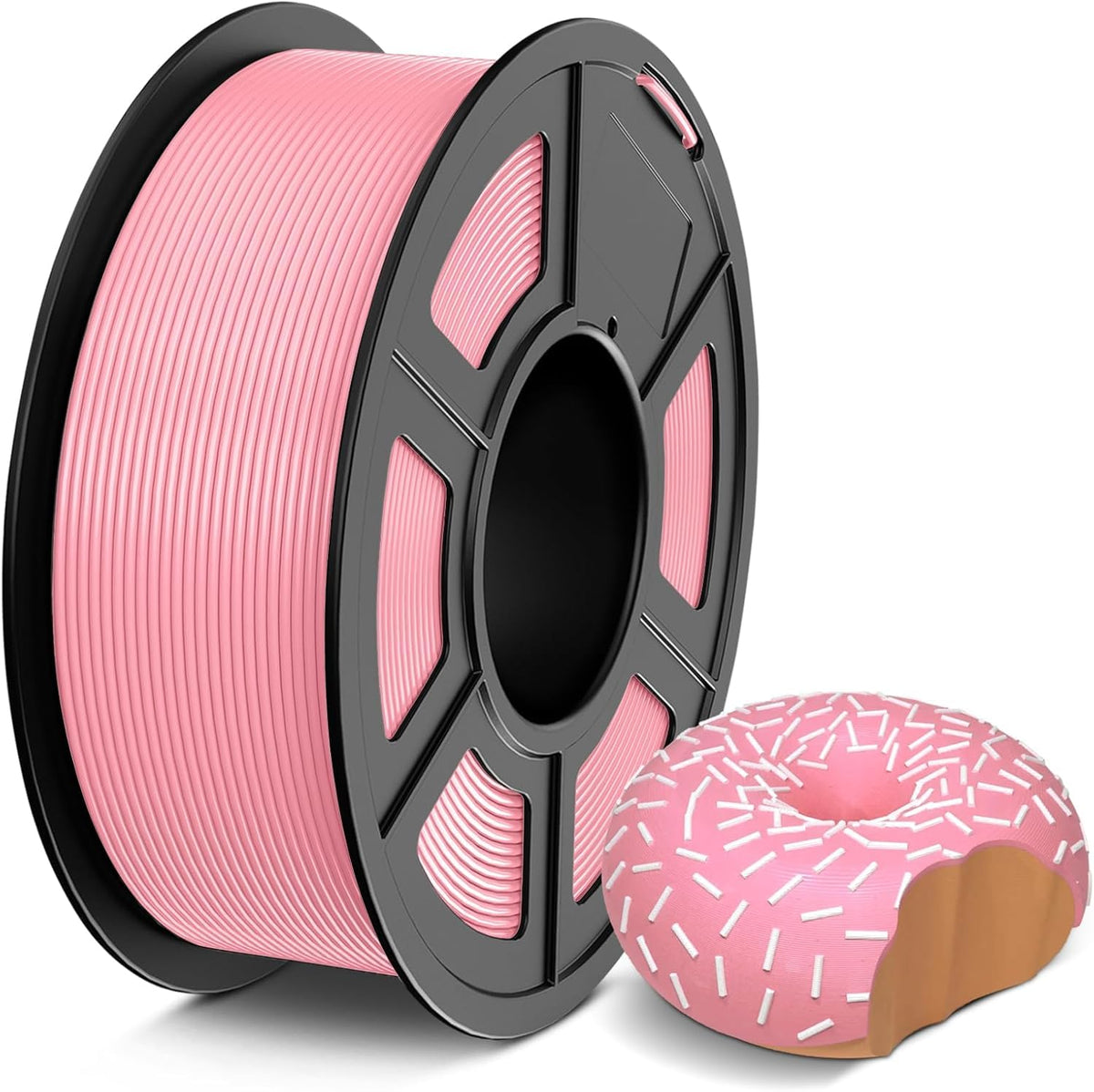 TECBEARS PETG Filament 1.75mm Black 1KG, High Strength & Toughness