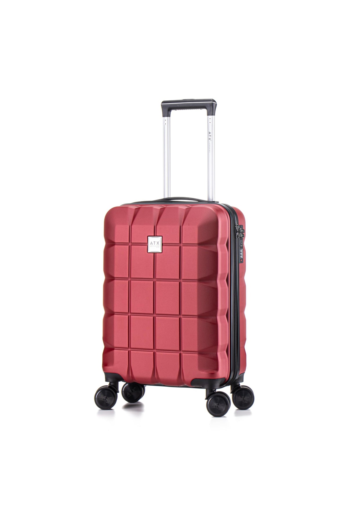 ATX 28 Inch Suitcase Large 110L – Lightweight Hard Shell Checked Luggage, 4 Wheels, TSA Lock, 30KG Capacity, Black