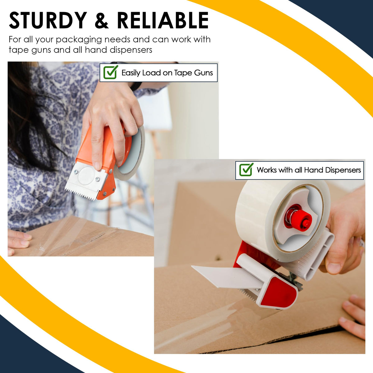 iSOUL Parcel Tape, 6 Rolls Packing Tape Strong Heavy Duty Fragile Tape 48mm x 66m For Packing Boxes Packaging Tape Moving tape Parcel Tape Strong Fragile, Packing Tape Strong for Moving House
