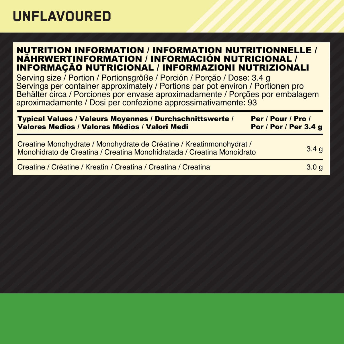 Optimum Nutrition Micronised Creatine Monohydrate Powder, 634g