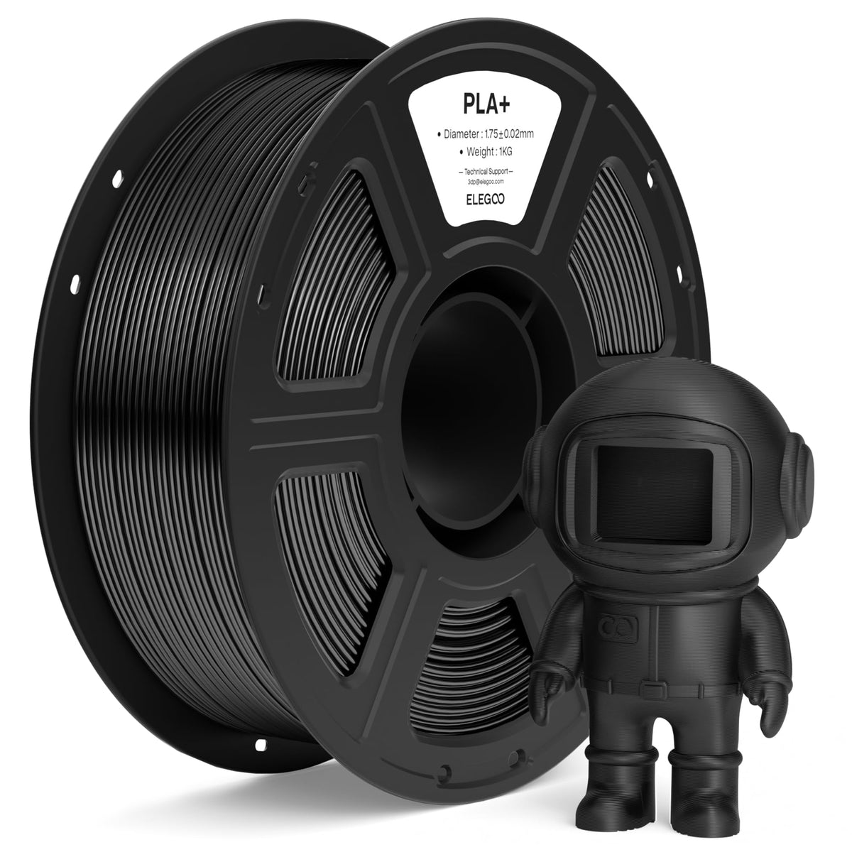 ELEGOO PLA+ 3D Printer Filament 1.75mm Pink 1KG