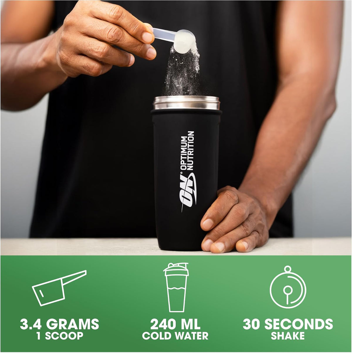 Optimum Nutrition Micronised Creatine Monohydrate Powder, 634g