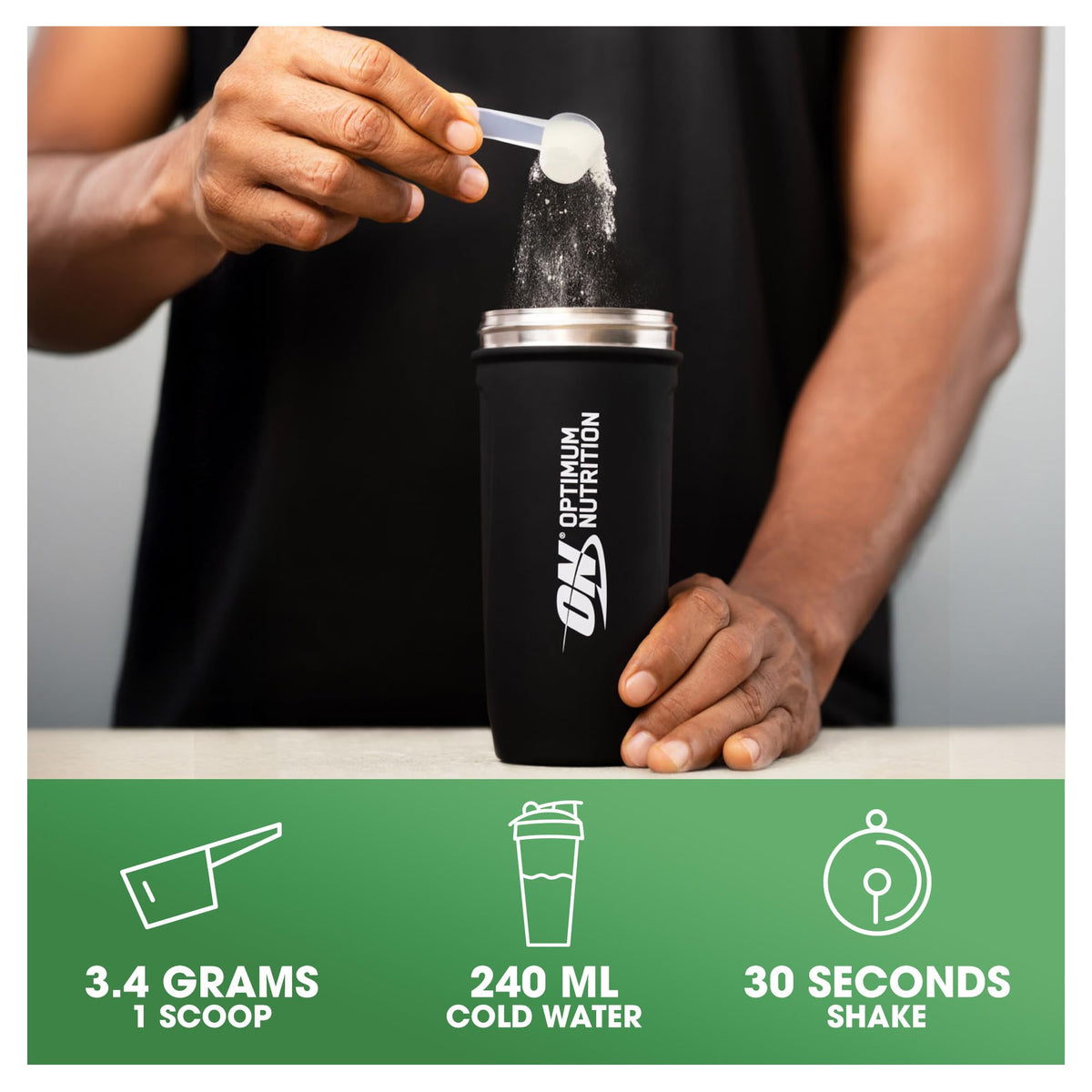 Optimum Nutrition Micronised Creatine Monohydrate Powder, 634g