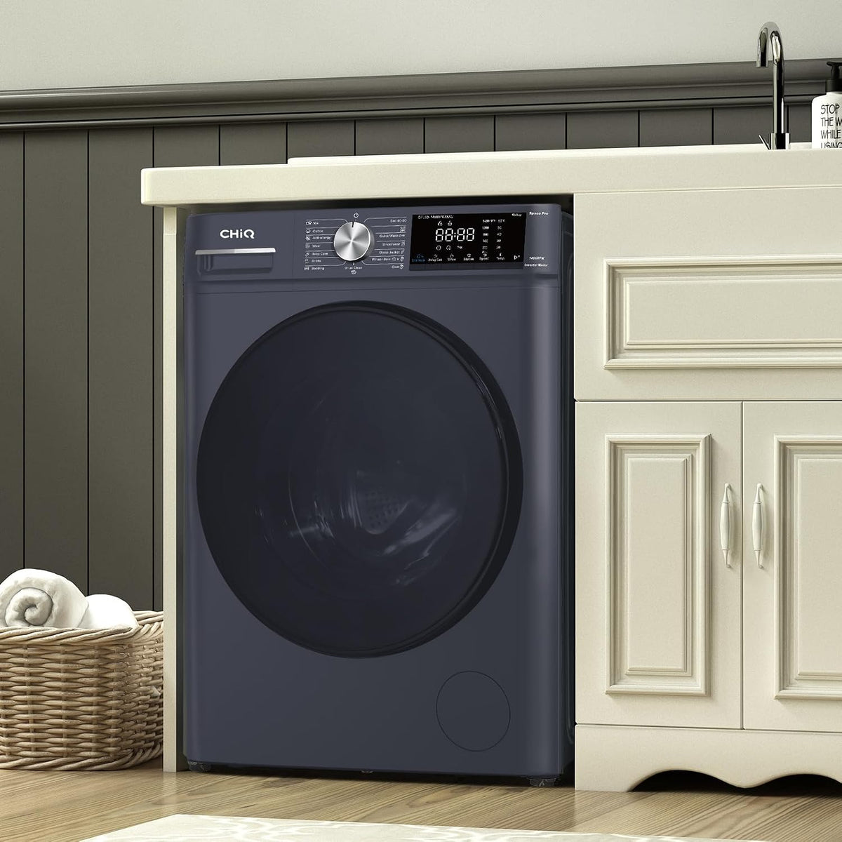 CHiQ 9kg Washing Machine with Class A for Large Families Grey
