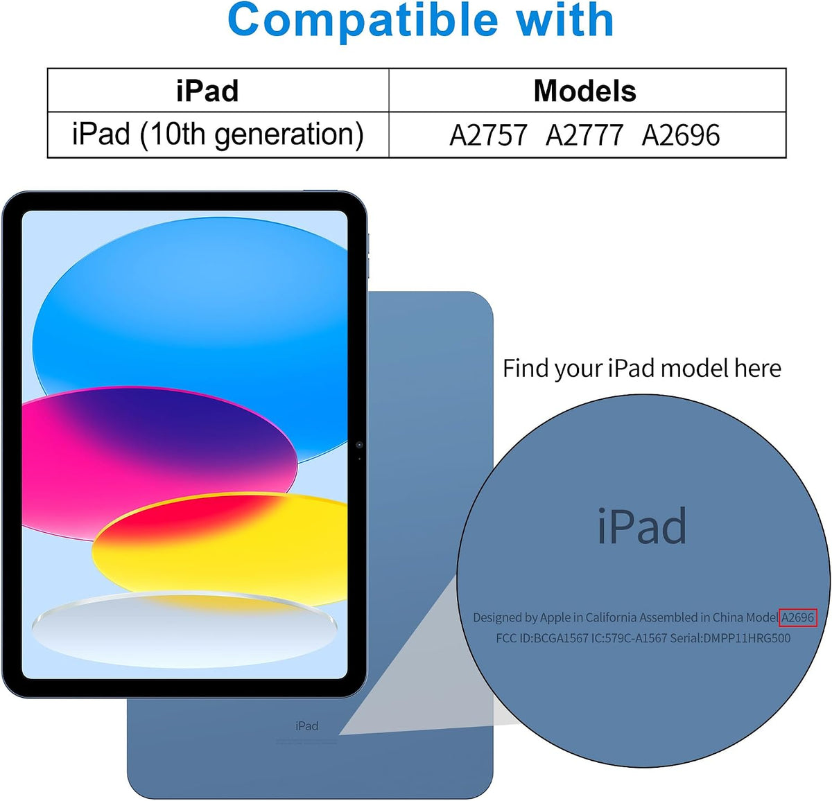 4youquality 2-Pack for iPad (A16) 11th & 10th Generation Screen Protector