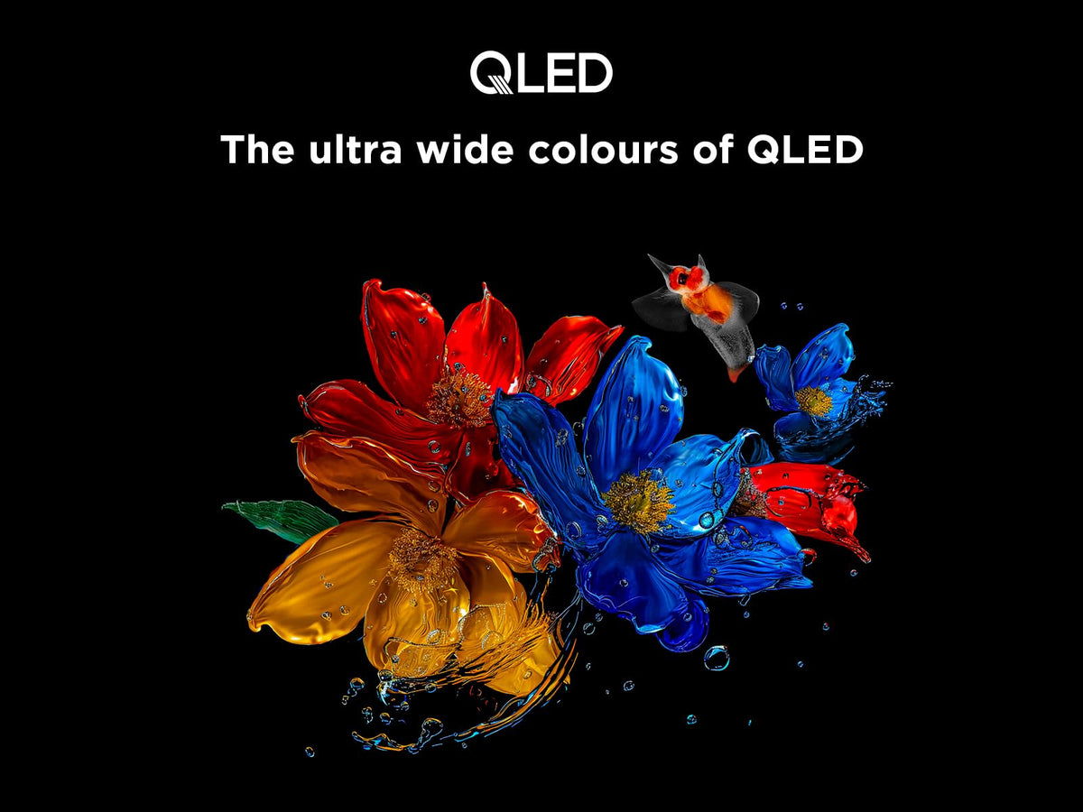 TCL 43T6C-UK 43 Inch QLED 4K HDR TV, Fire TV (Smart TV with Dolby Vision & Atmos, HDR10+, Press & Ask Alexa