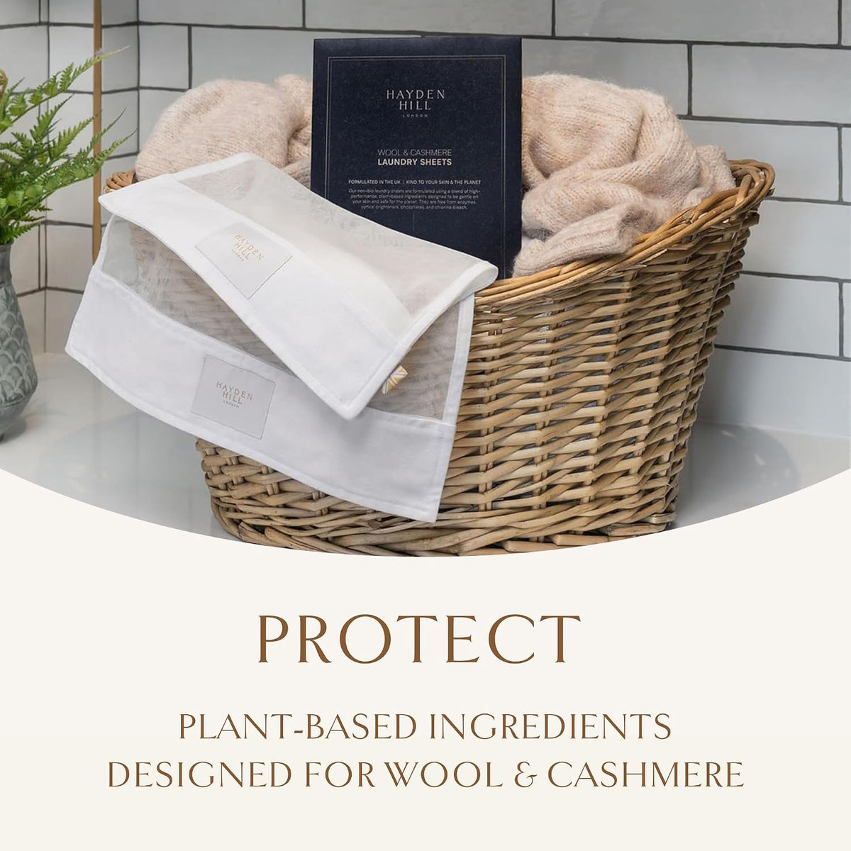 Hayden Hill Laundry Detergent Sheets For Cashmere and Wool, 30 Washes