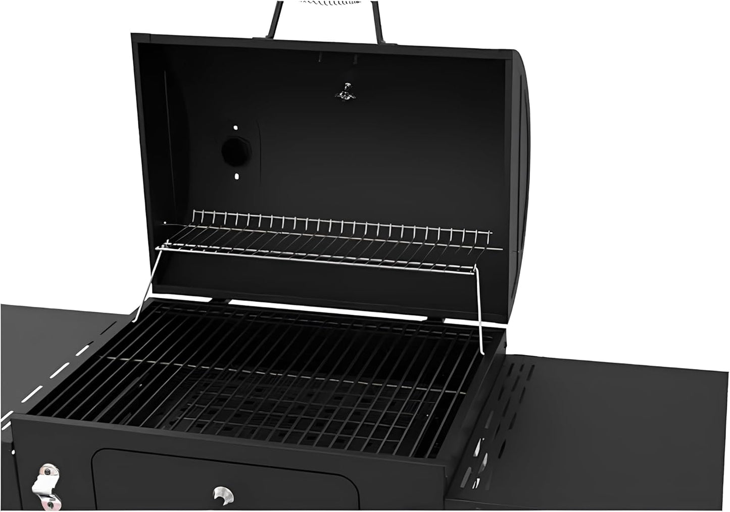 Campfire XL Outdoor Large Smoker Barbecue Charcoal Portable BBQ Grill Garden Shelf