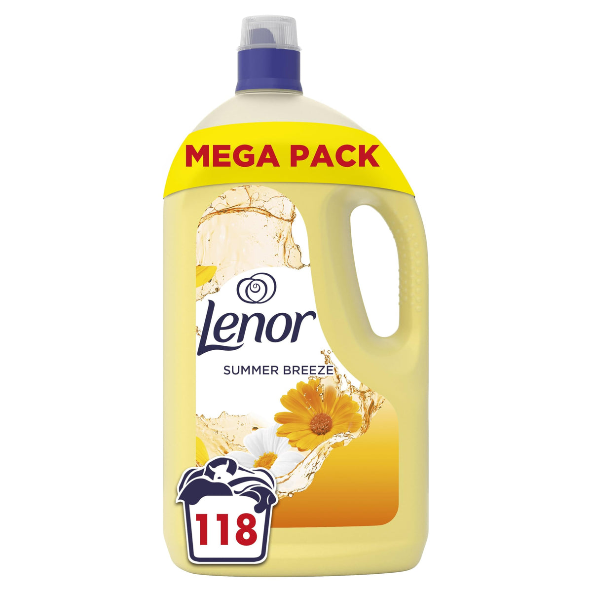 Lenor Fabric Conditioner, Summer Breeze, 129 Washes Pack of 1 (3.99 l)