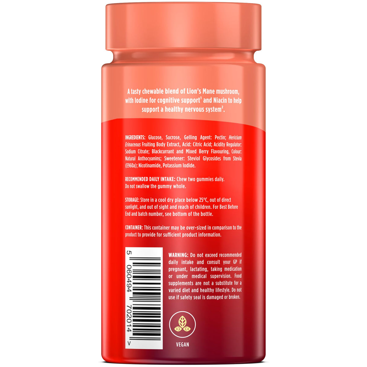 Wellgard Kids Calcium & D3 Gummies - 2 Month Supply - Vegan Chewable Calcium and Vitamin D3 Gummies, Mixed Berry Flavour