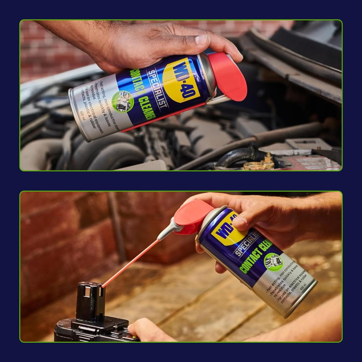 WD-40 Specialist Electrical Contact Cleaner Spray, Residue-Free - 400ml