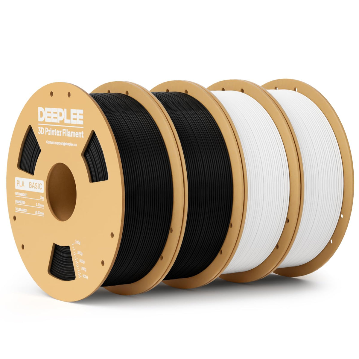 DEEPLEE PLA Filament 1.75mm, Basic 3D Filaments Beige 1kg