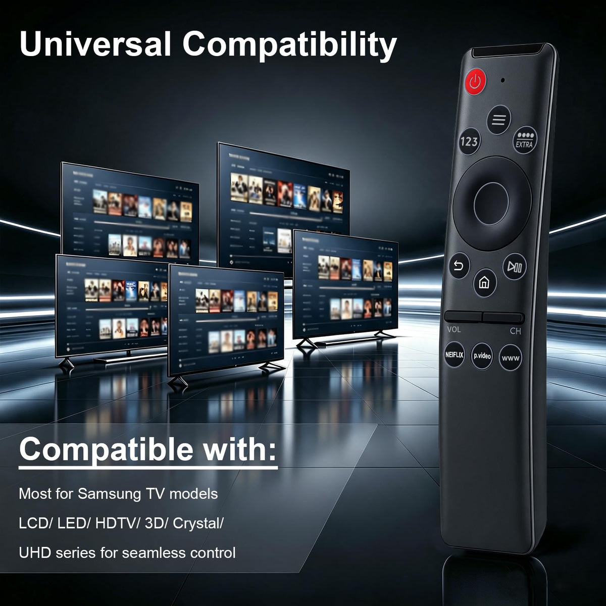 for-LG-Magic-Remote, Gvirtue Solar Voice Remote Control for-LG-Smart TV