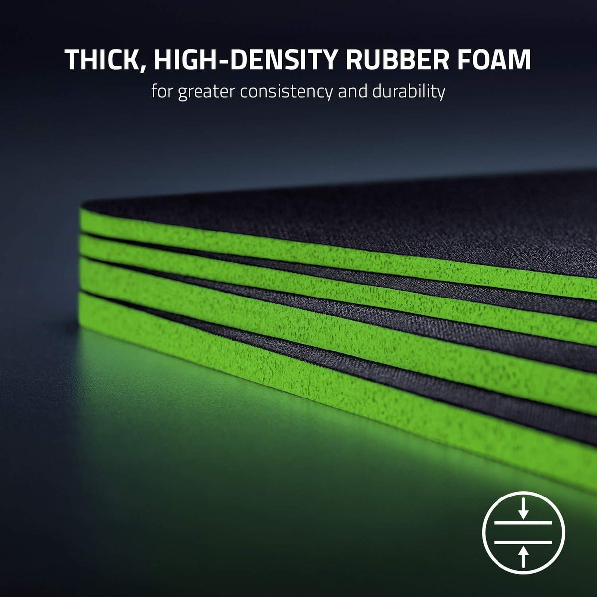 Razer Gigantus V2 Large - Soft Large Gaming Mouse Mat for Speed and Control (Non-Slip Rubber, Textured Micro-Weave Cloth, 45 x 40 x 0.3cm) Black